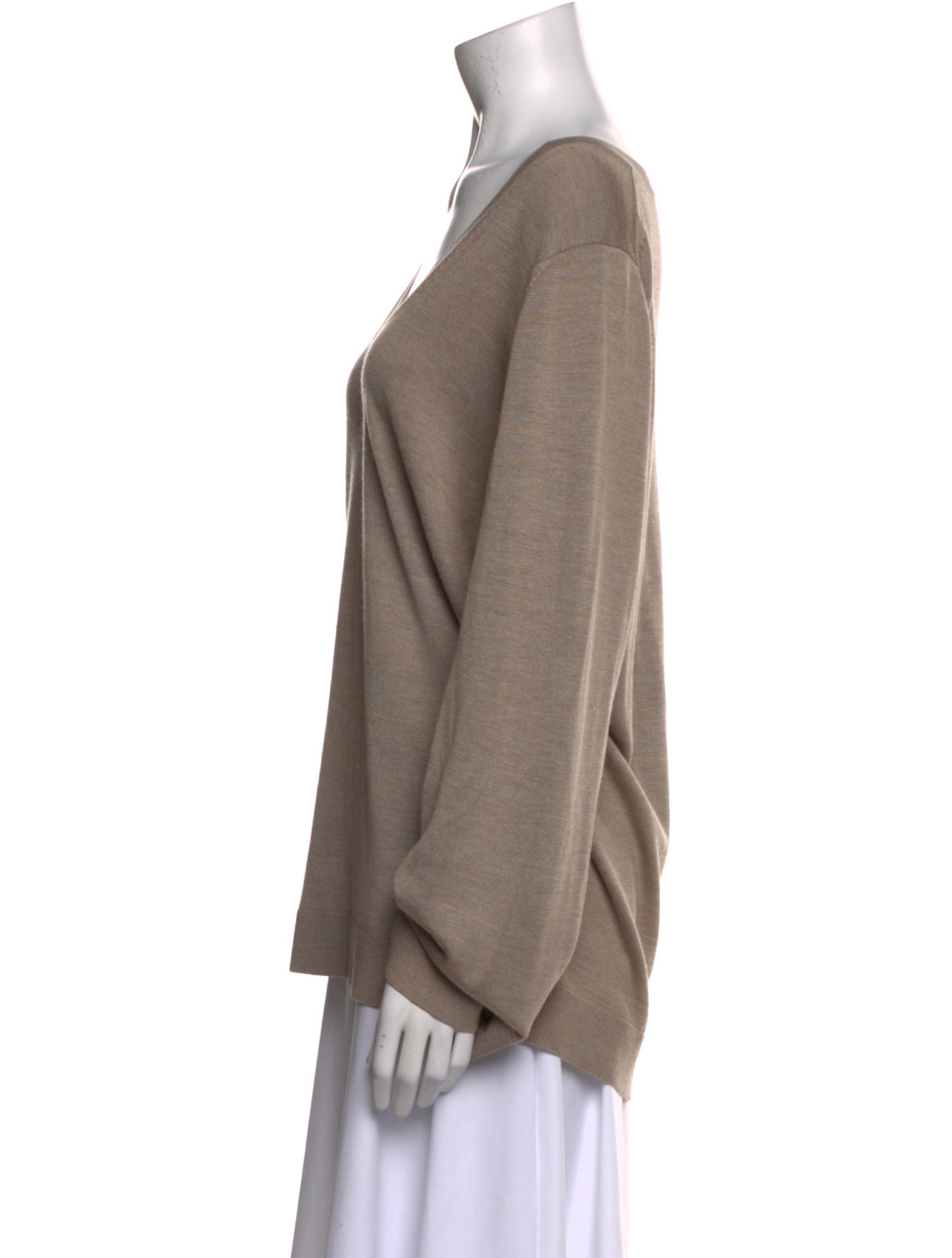 TOTEME Silk V-Neck Sweater