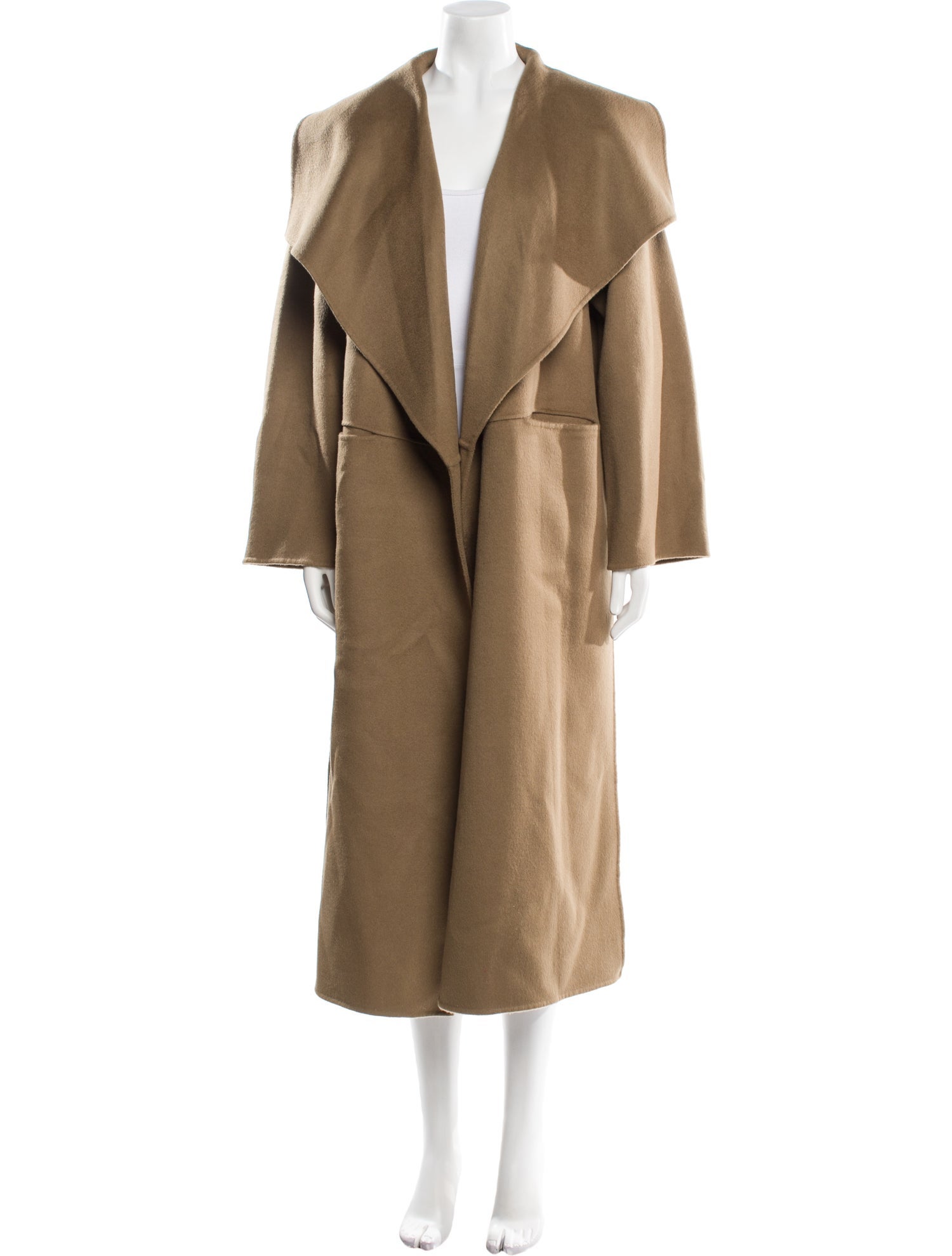 TOTEME Signature Double Wool Faux Fur Coat w/ Tags