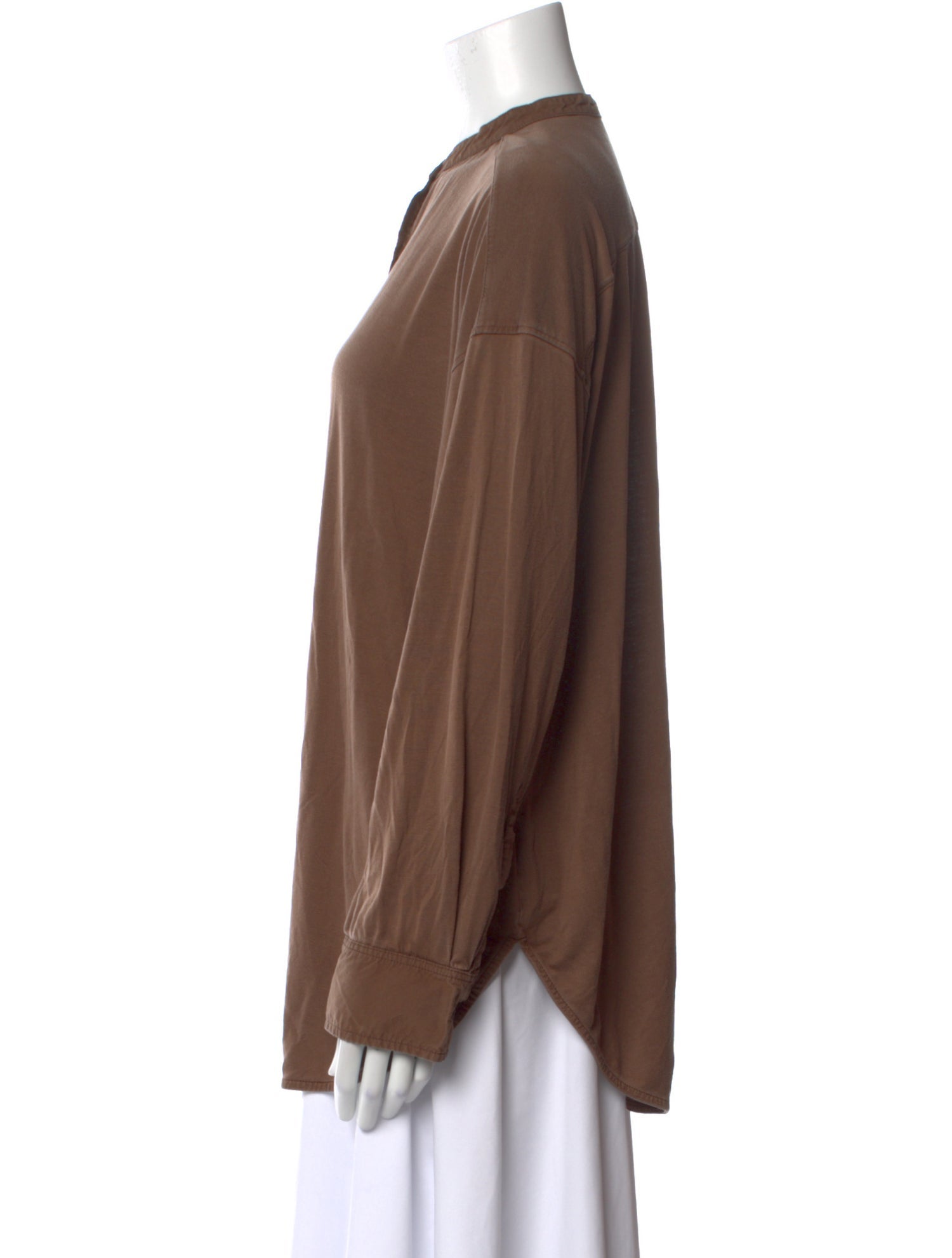 TOTEME Mock Neck Long Sleeve Tunic