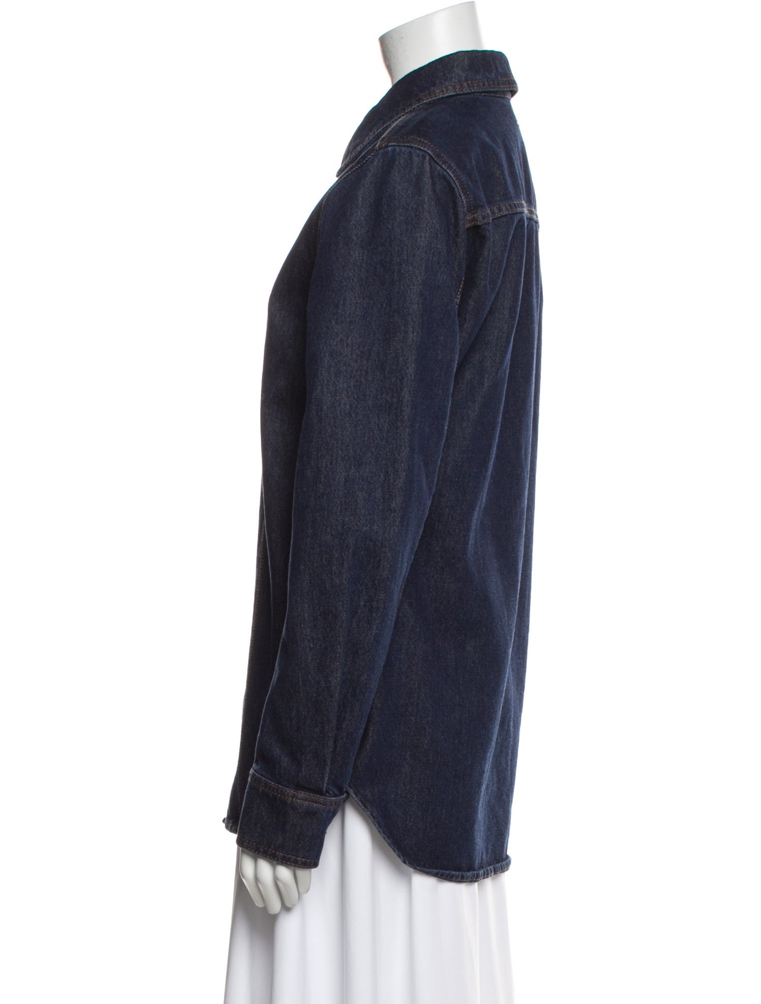 TOTEME Long Sleeve Button-Up Top