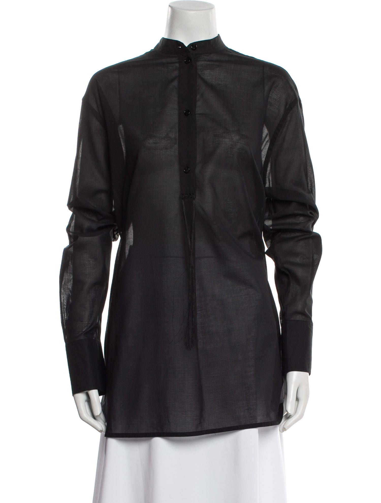 TOTEME Mock Neck Long Sleeve Tunic