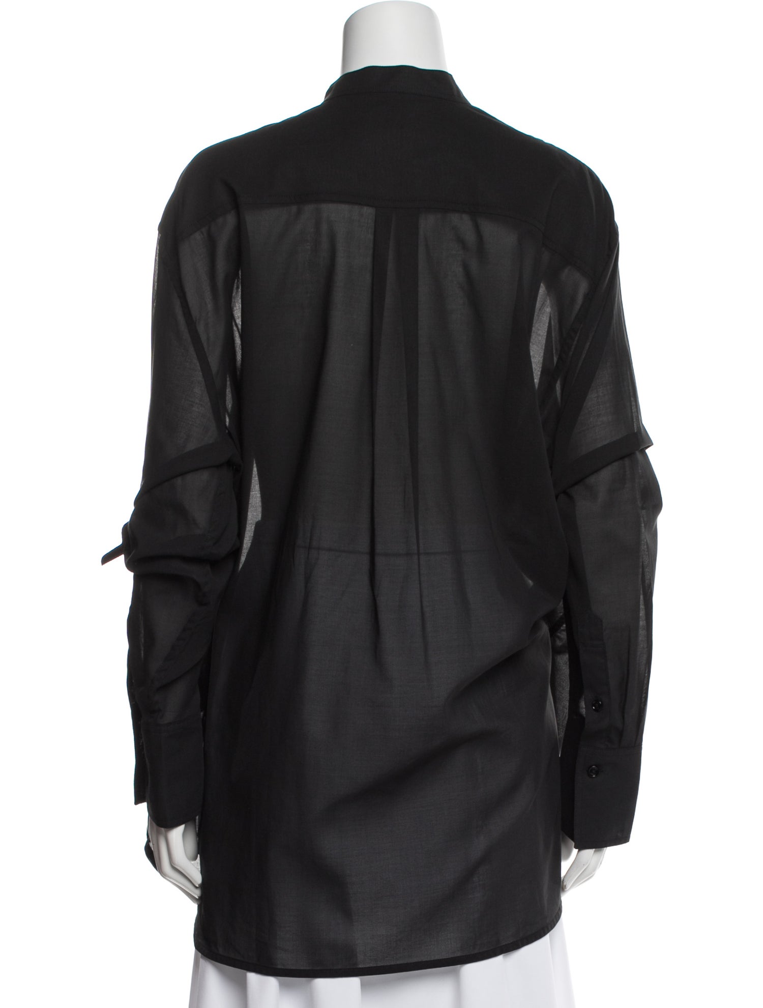 TOTEME Mock Neck Long Sleeve Tunic