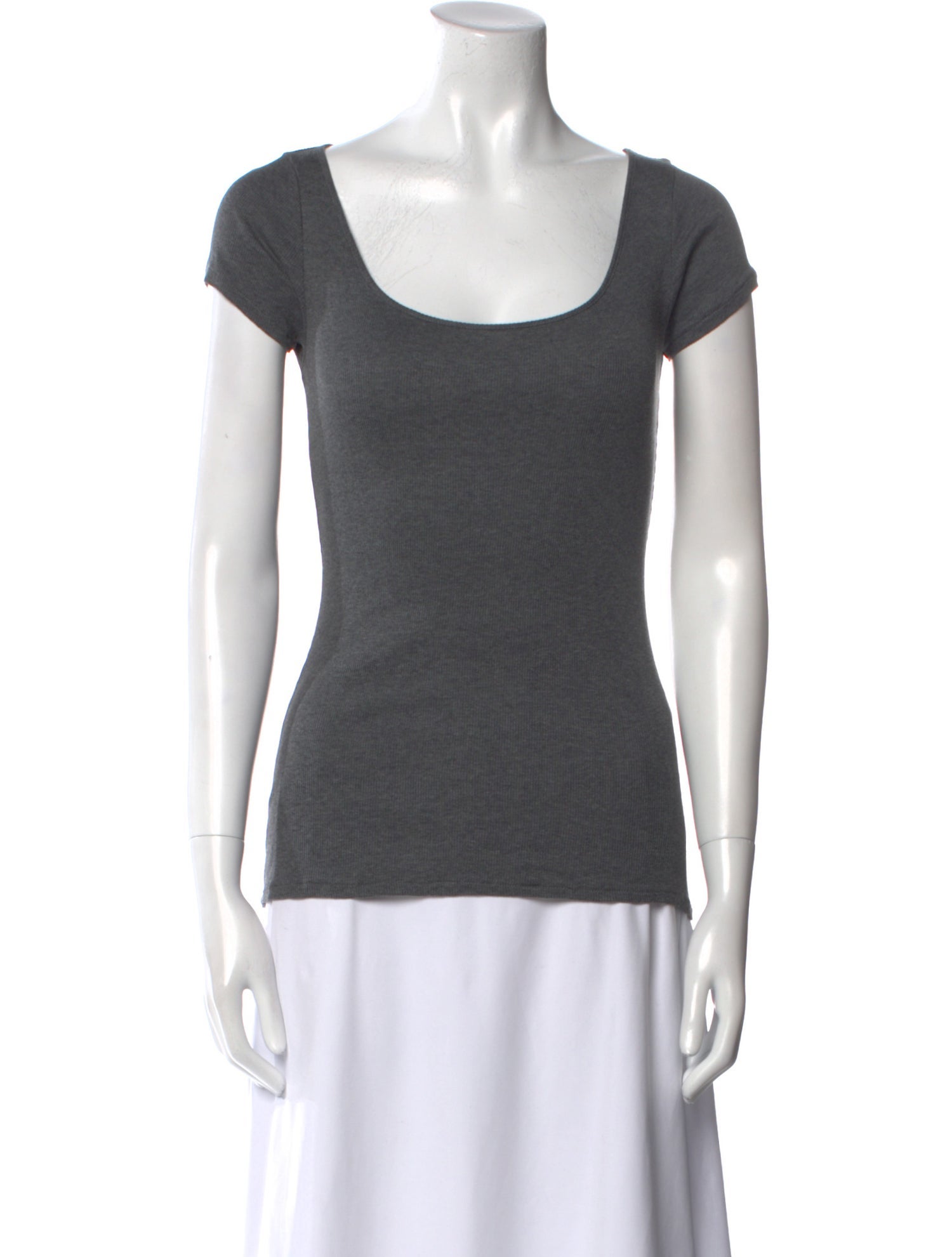 TOTEME Scoop Neck Short Sleeve T-Shirt