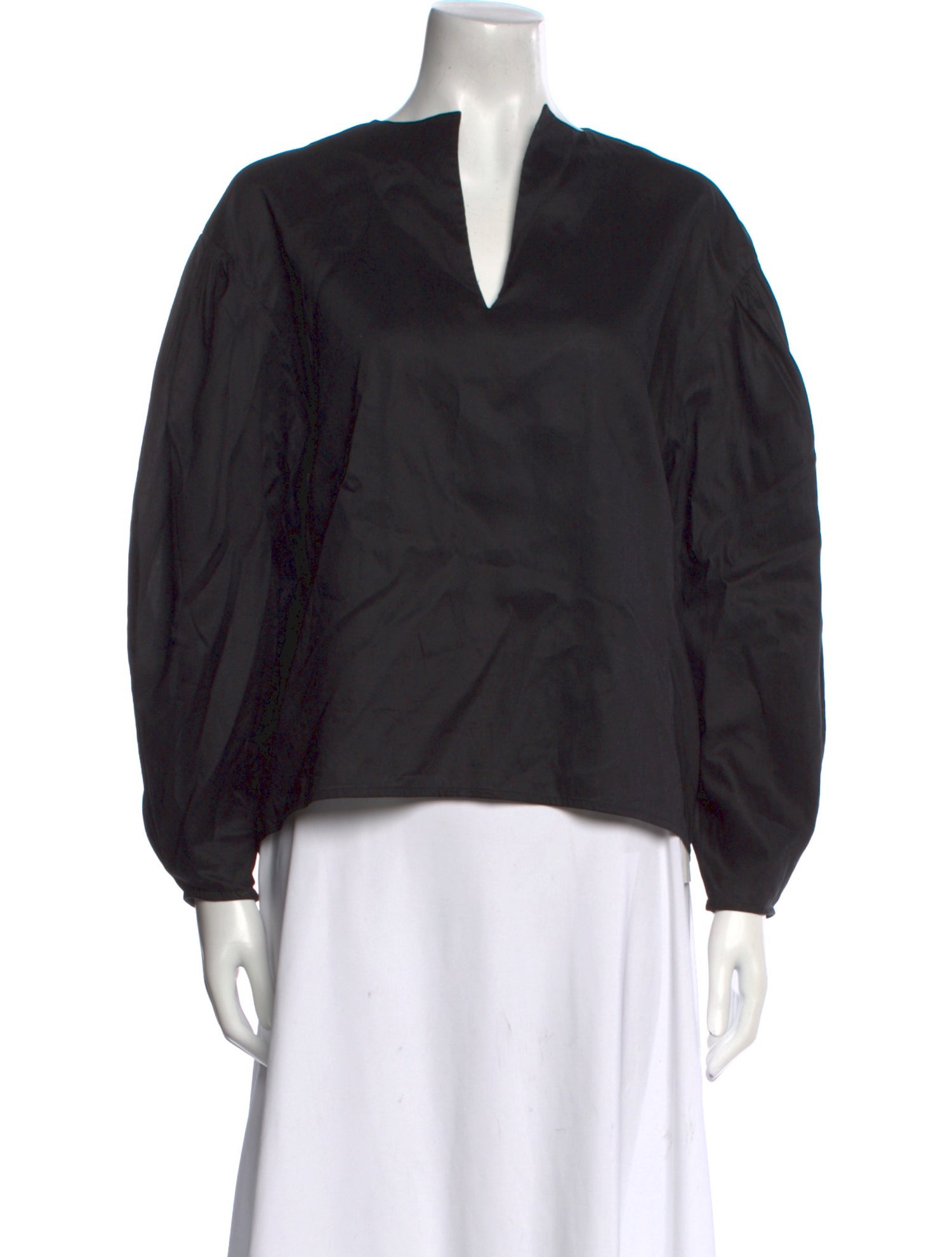 TOTEME V-Neck Long Sleeve Blouse