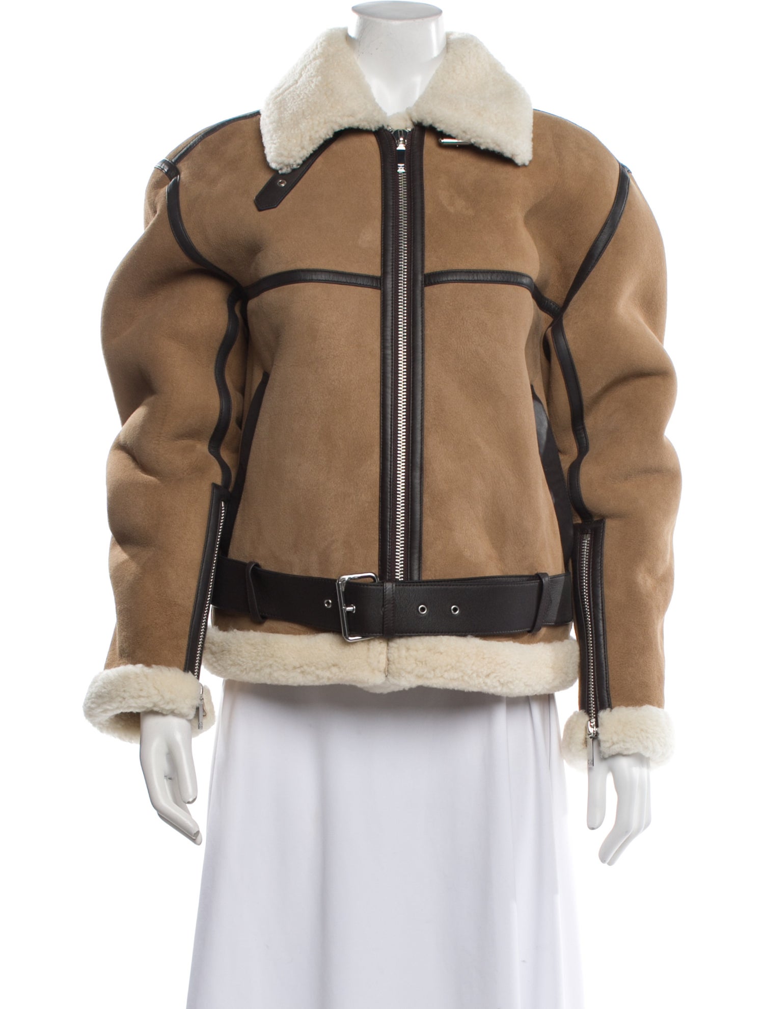 TOTEME Shearling Aviator Lamb Fur Fur Jacket w/ Tags