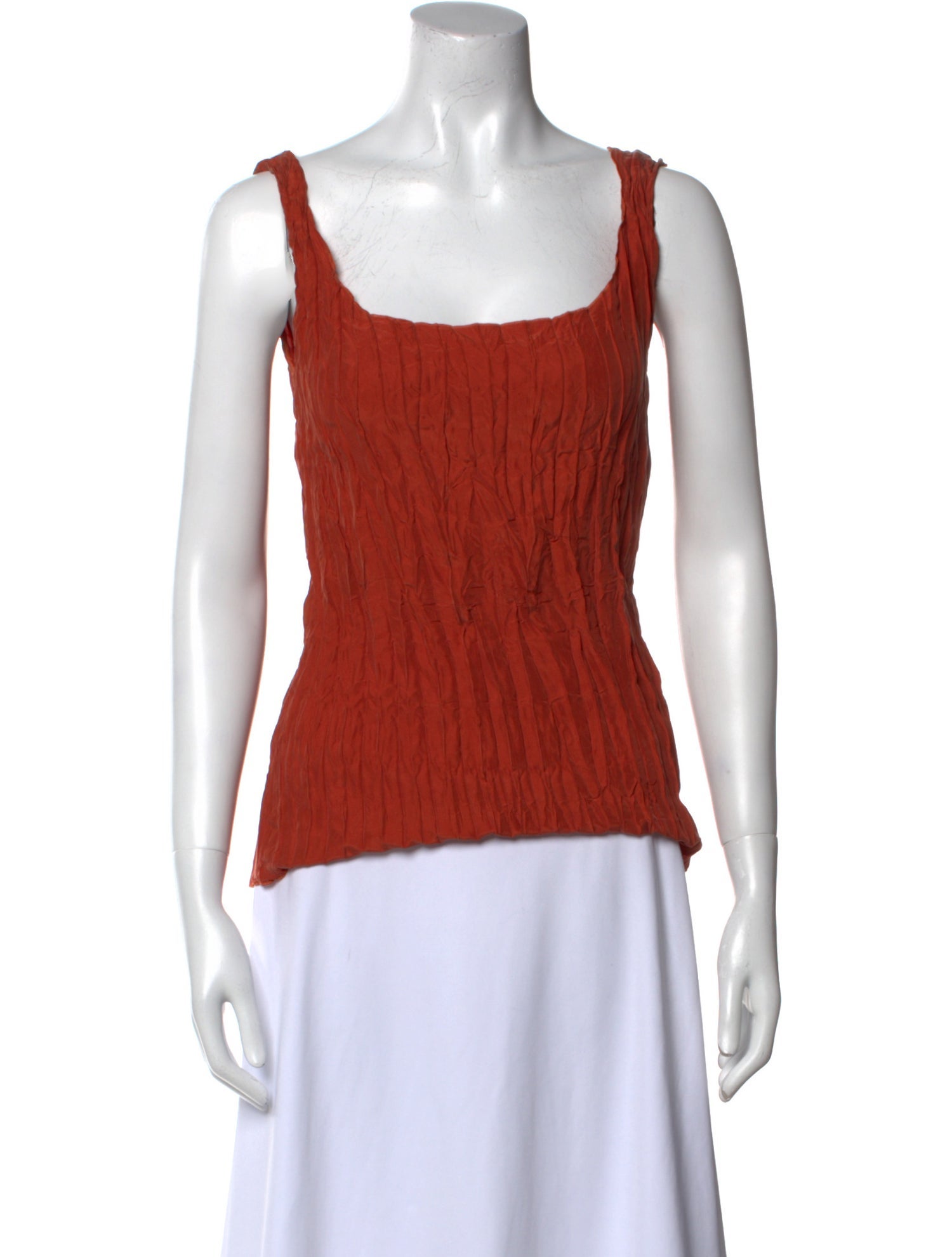 TOTEME Silk Square Neckline Top