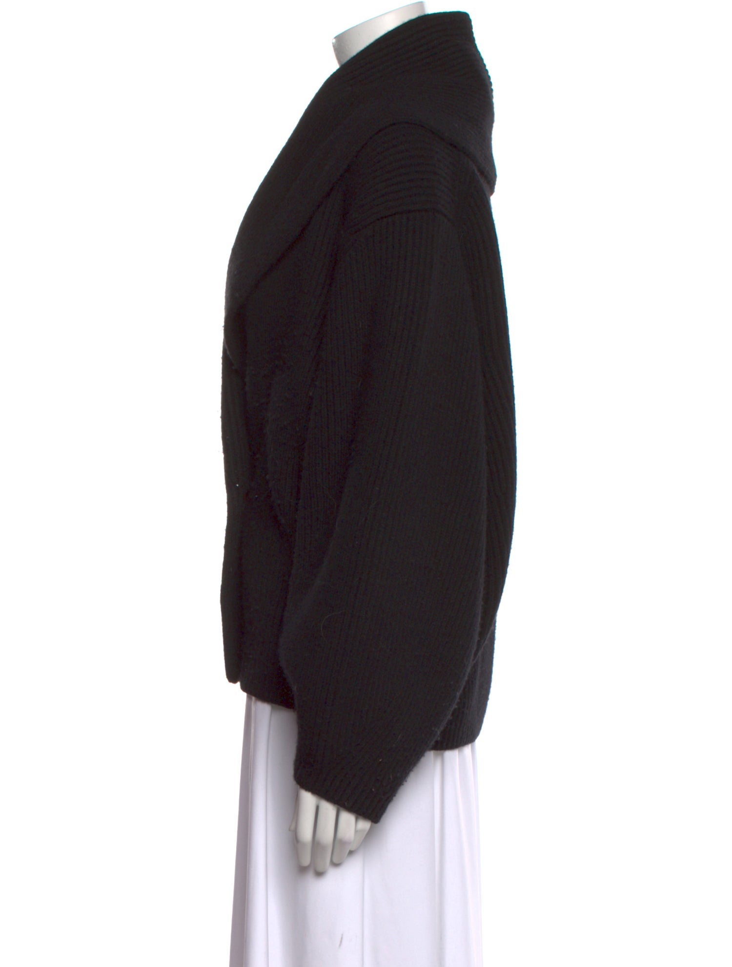 TOTEME Shawl Lapel Wool Sweater