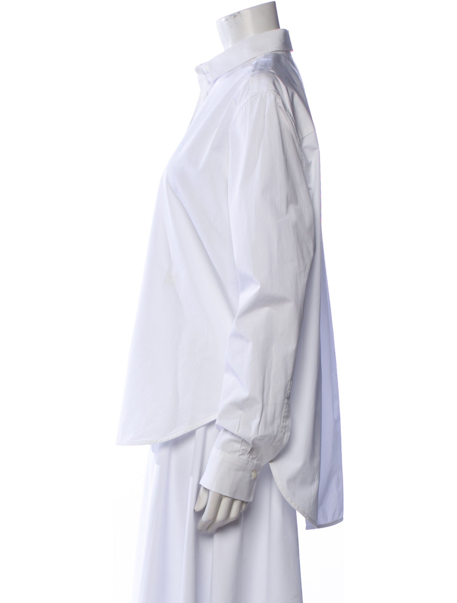 TOTEME Signature Long Sleeve Button-Up Top