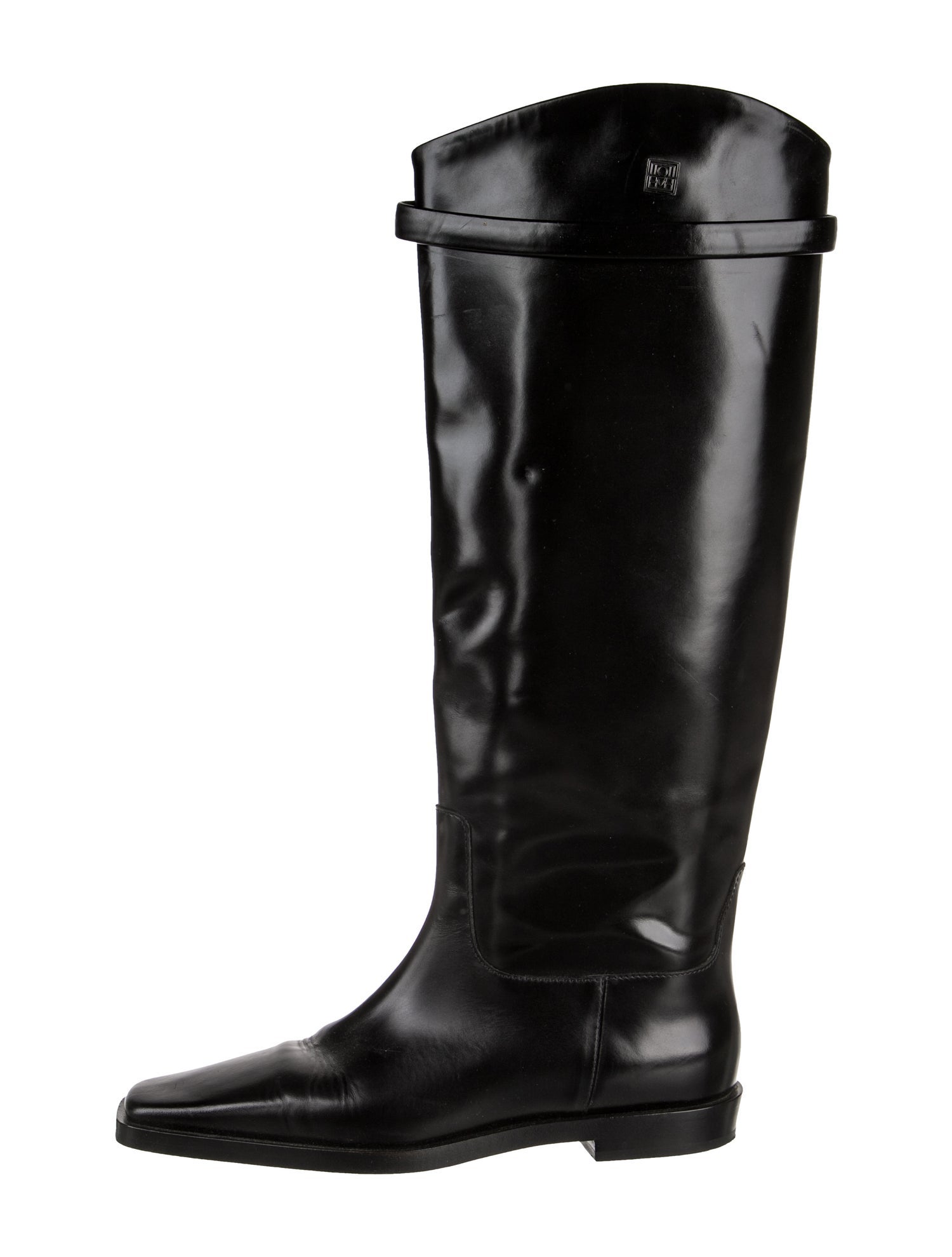 TOTEME Leather Riding Boots
