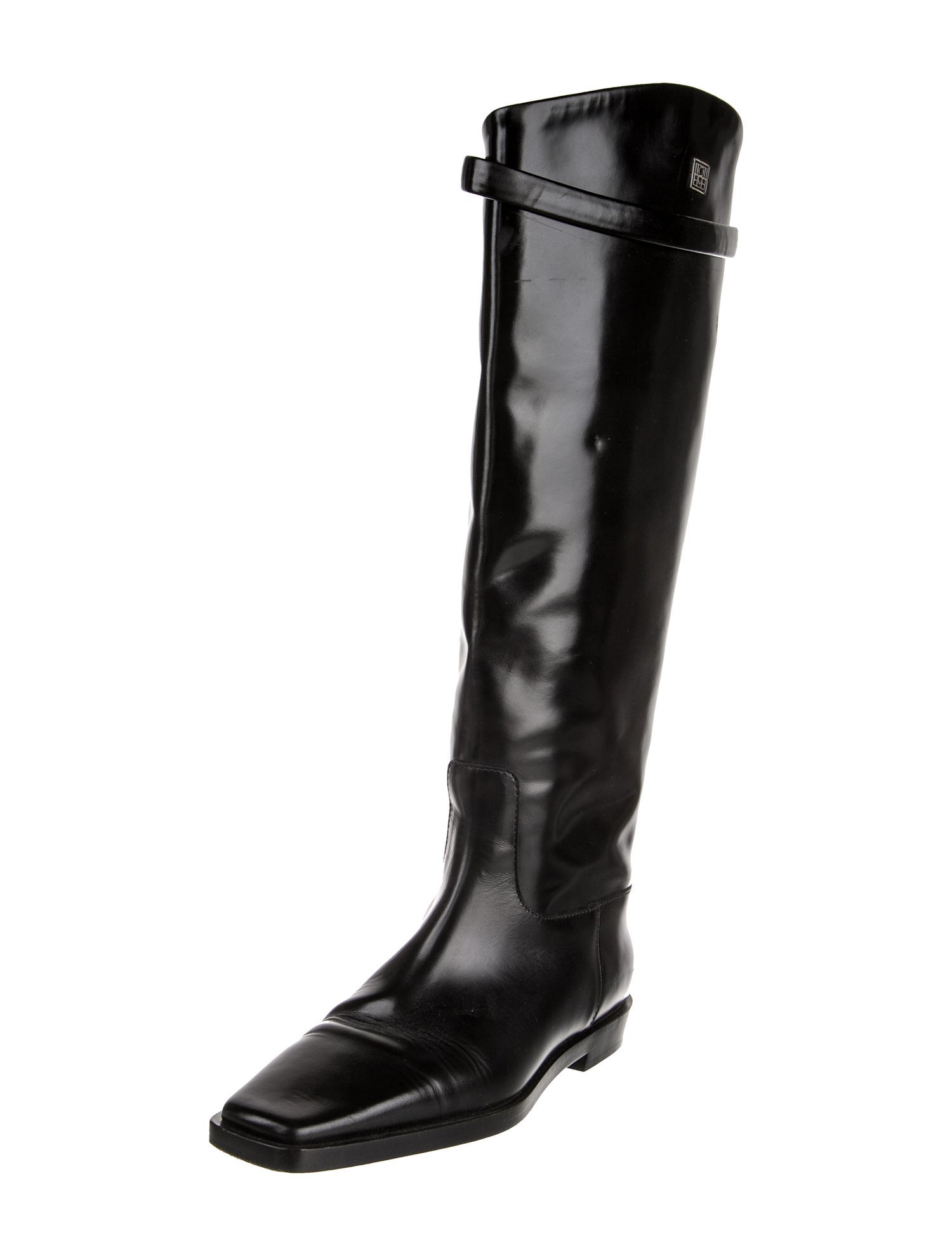 TOTEME Leather Riding Boots