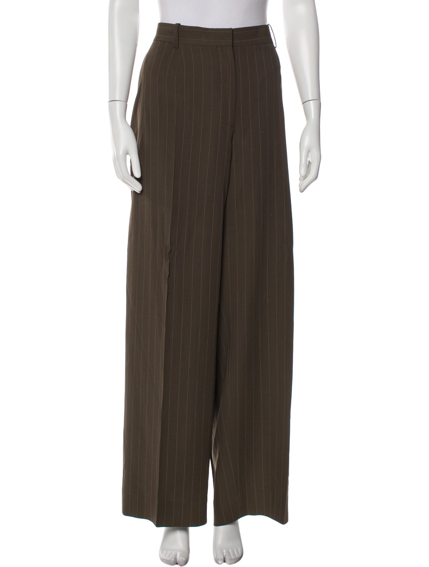 TOTEME Striped Wide Leg Pants