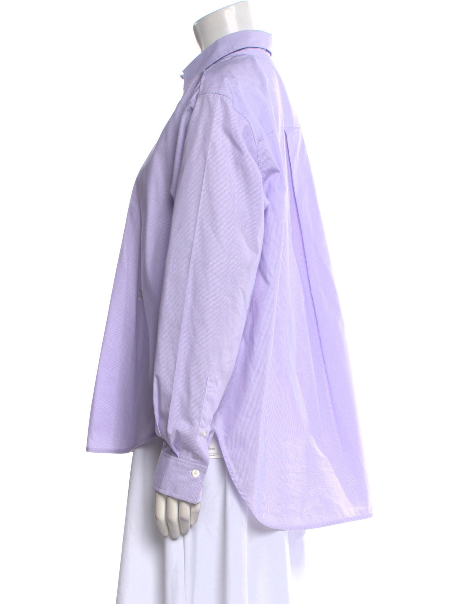 TOTEME Signature Long Sleeve Button-Up Top