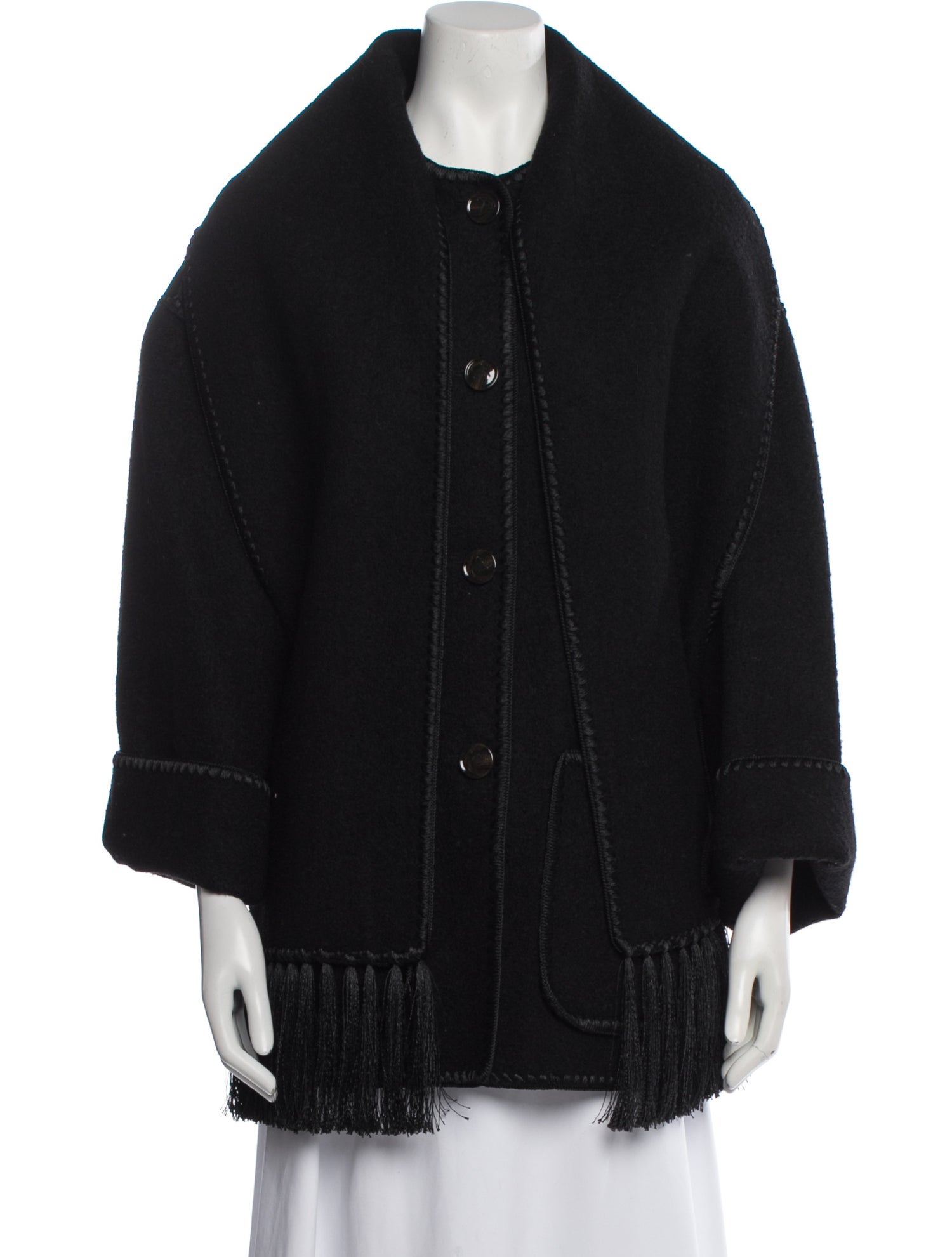 TOTEME Scarf Wool Coat