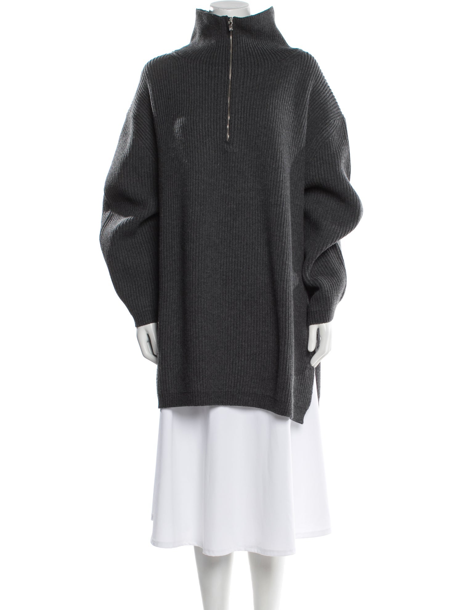 TOTEME Wool Mock Neck Sweater