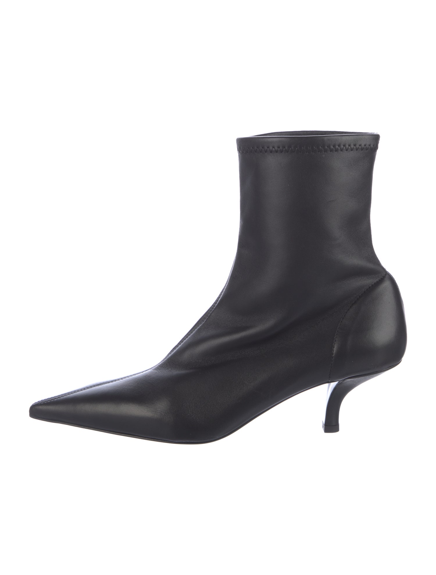 TOTEME Leather Sock Boots