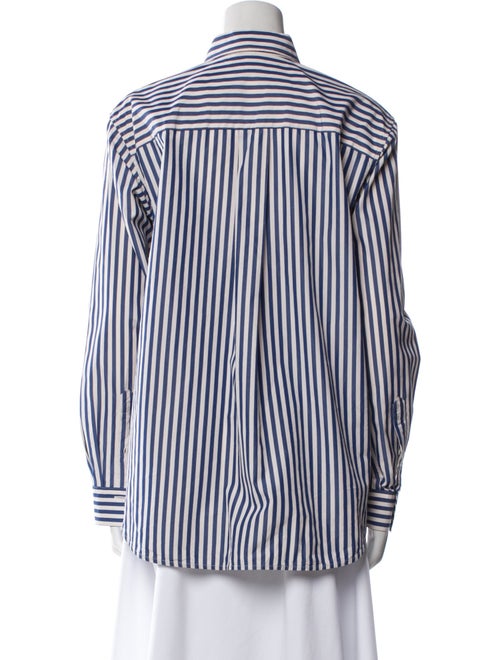 TOTEME Signature Striped Button-Up Top