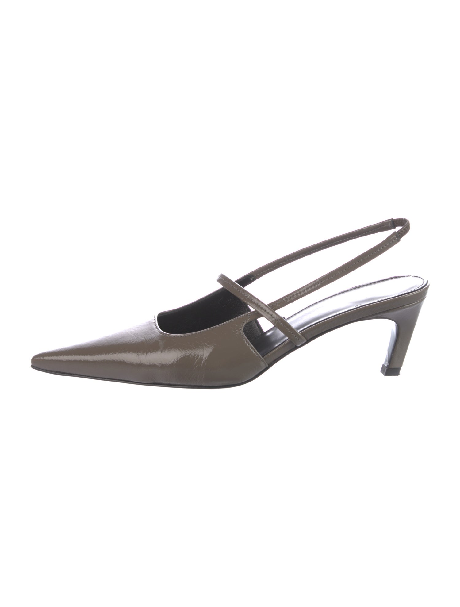 TOTEME Patent Leather Slingback Pumps