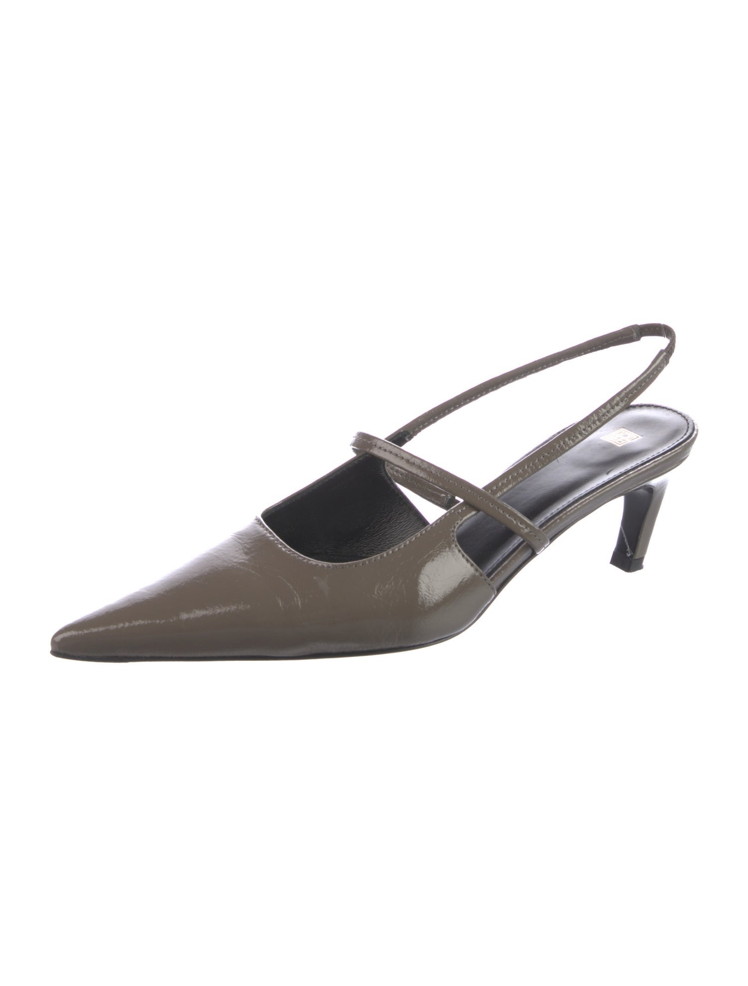 TOTEME Patent Leather Slingback Pumps