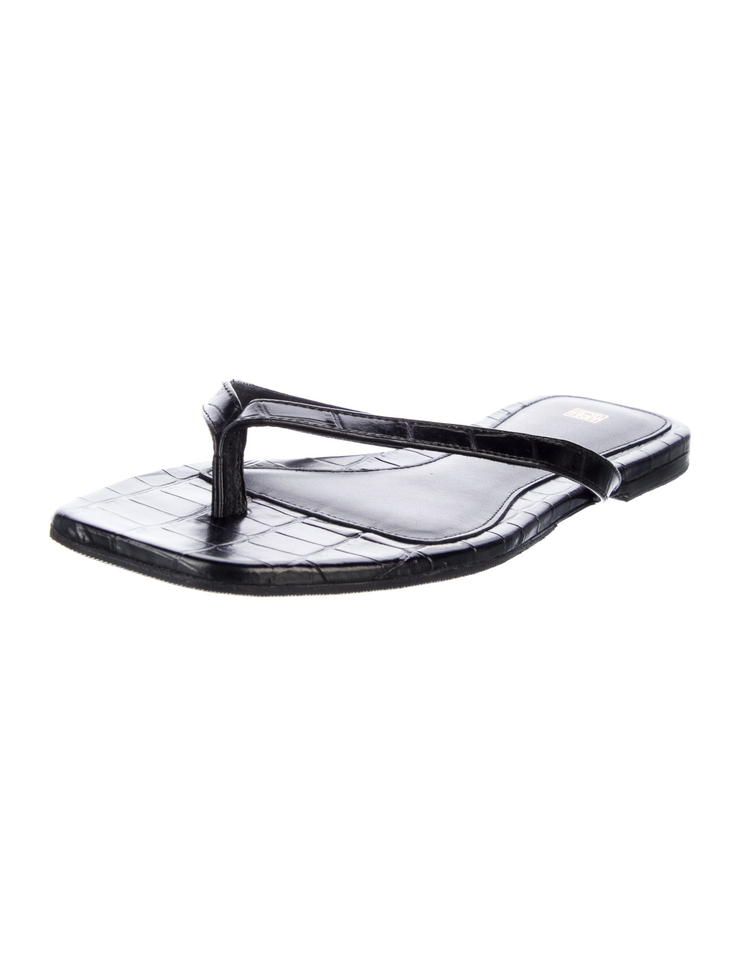 TOTEME Leather Flip Flops