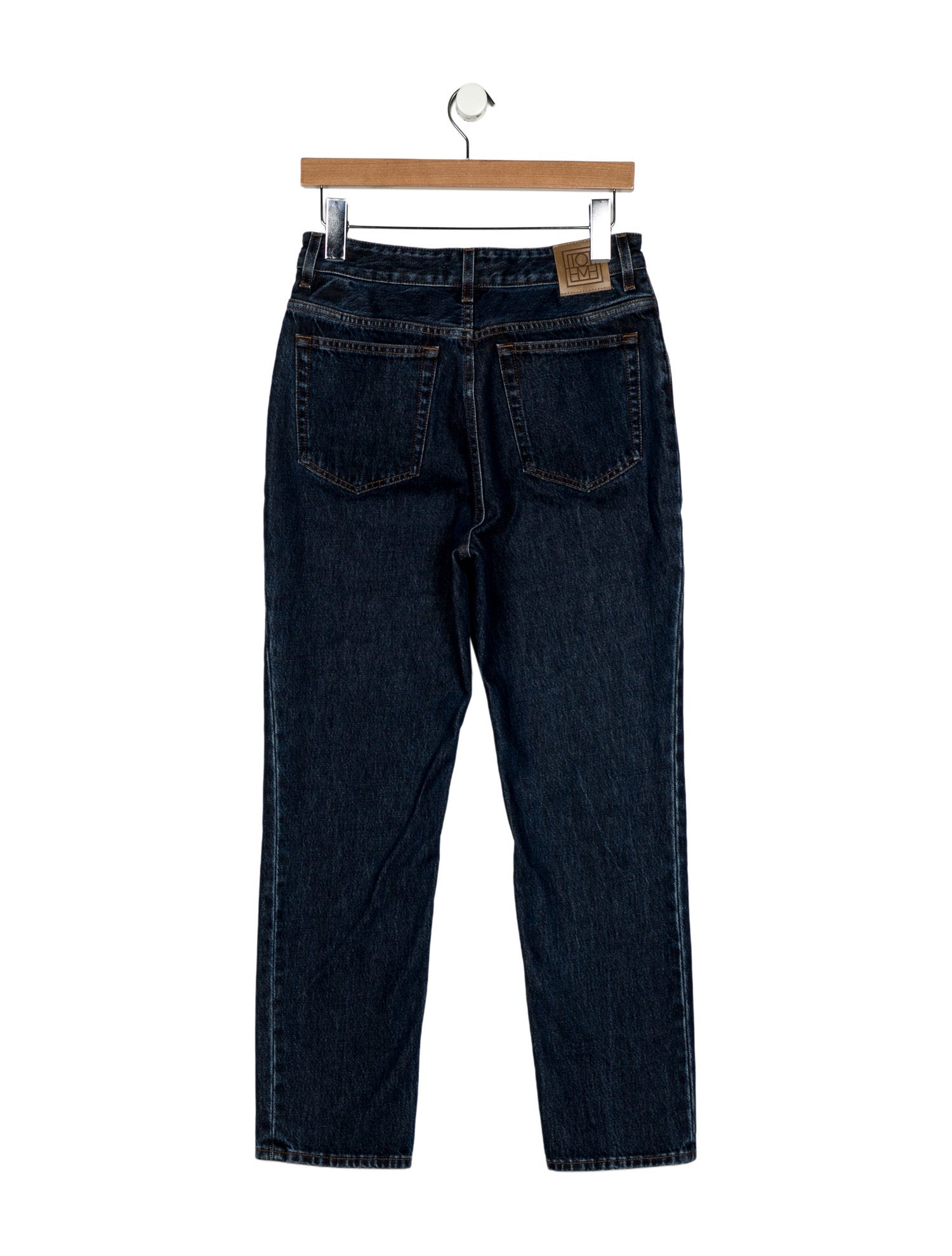 TOTEME High-Rise Straight Leg Jeans