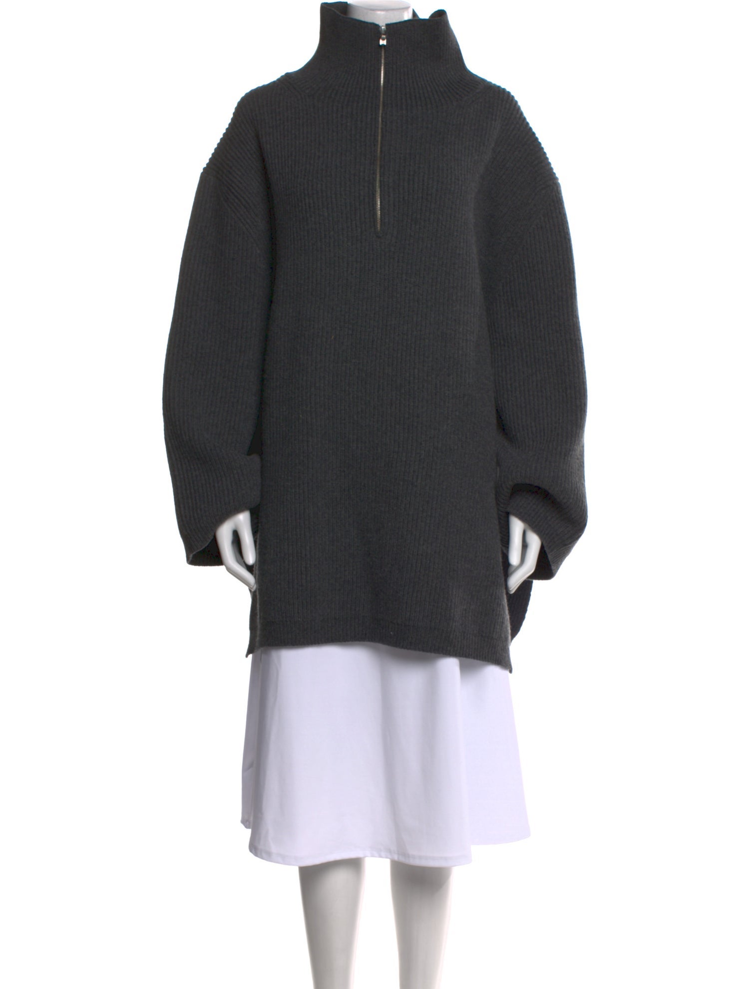 TOTEME Wool Mock Neck Sweater