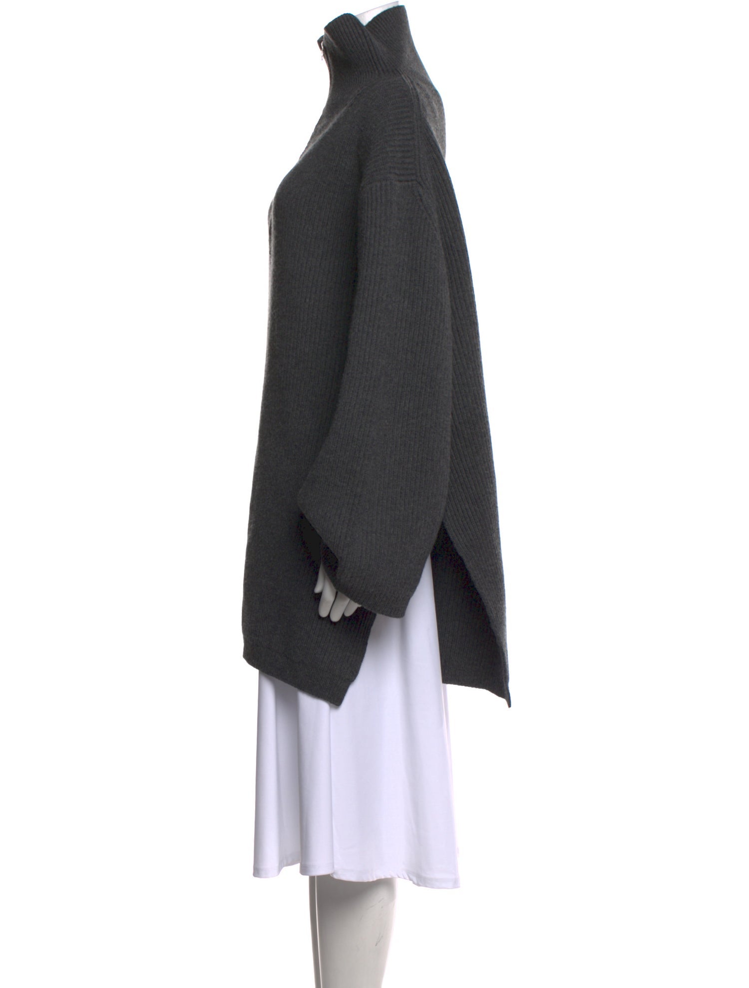 TOTEME Wool Mock Neck Sweater