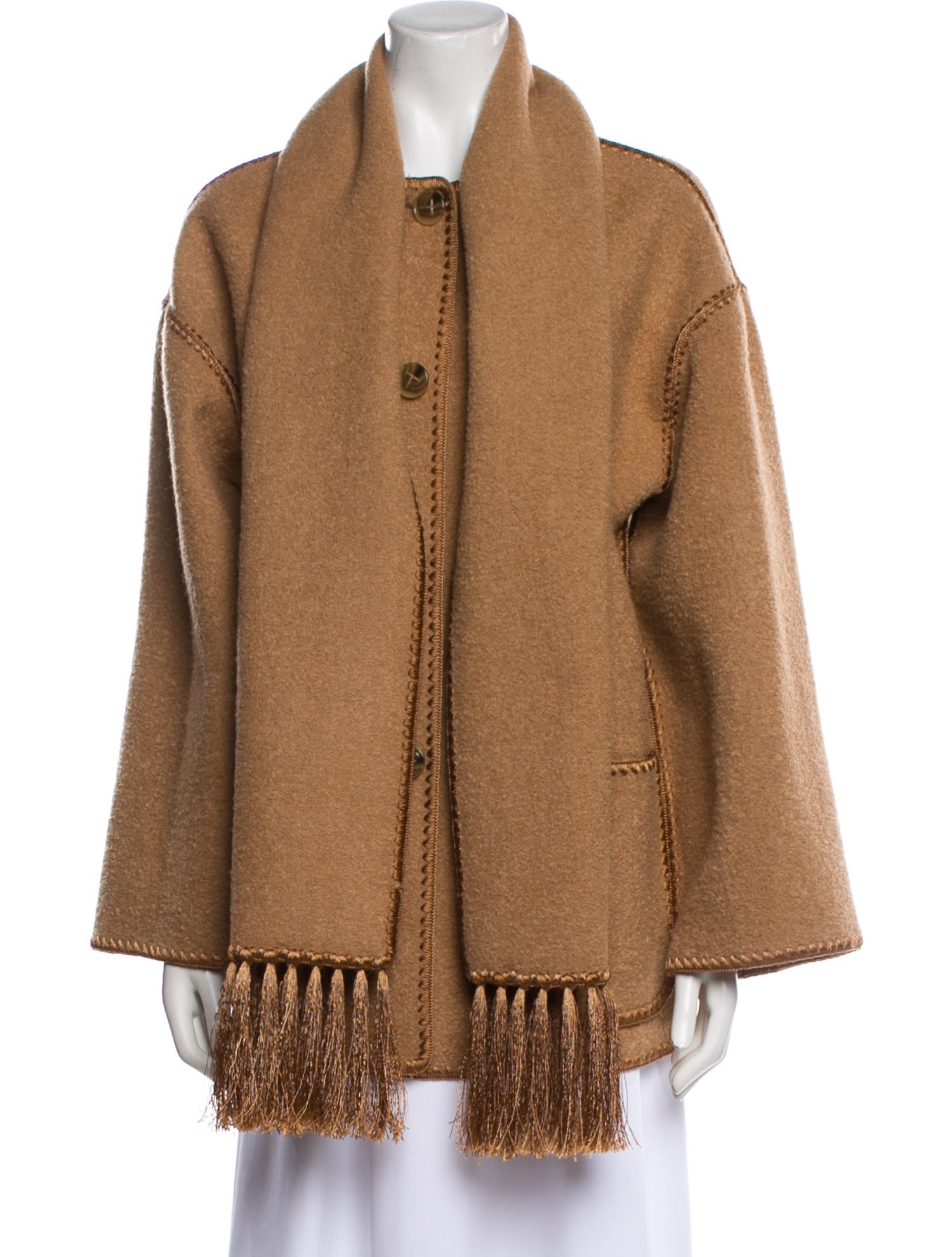 TOTEME Scarf Wool Jacket