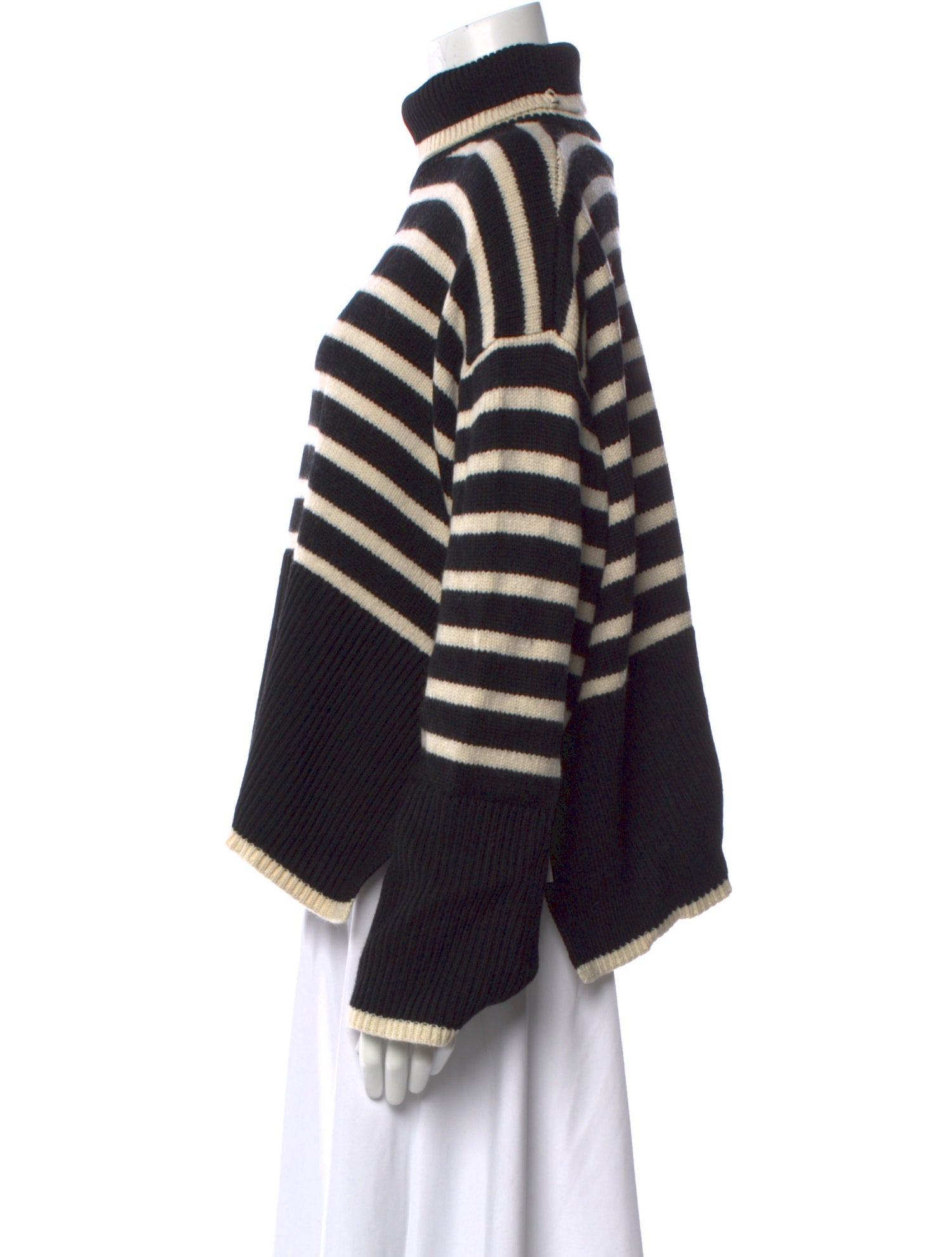 TOTEME Striped Turtleneck Sweater