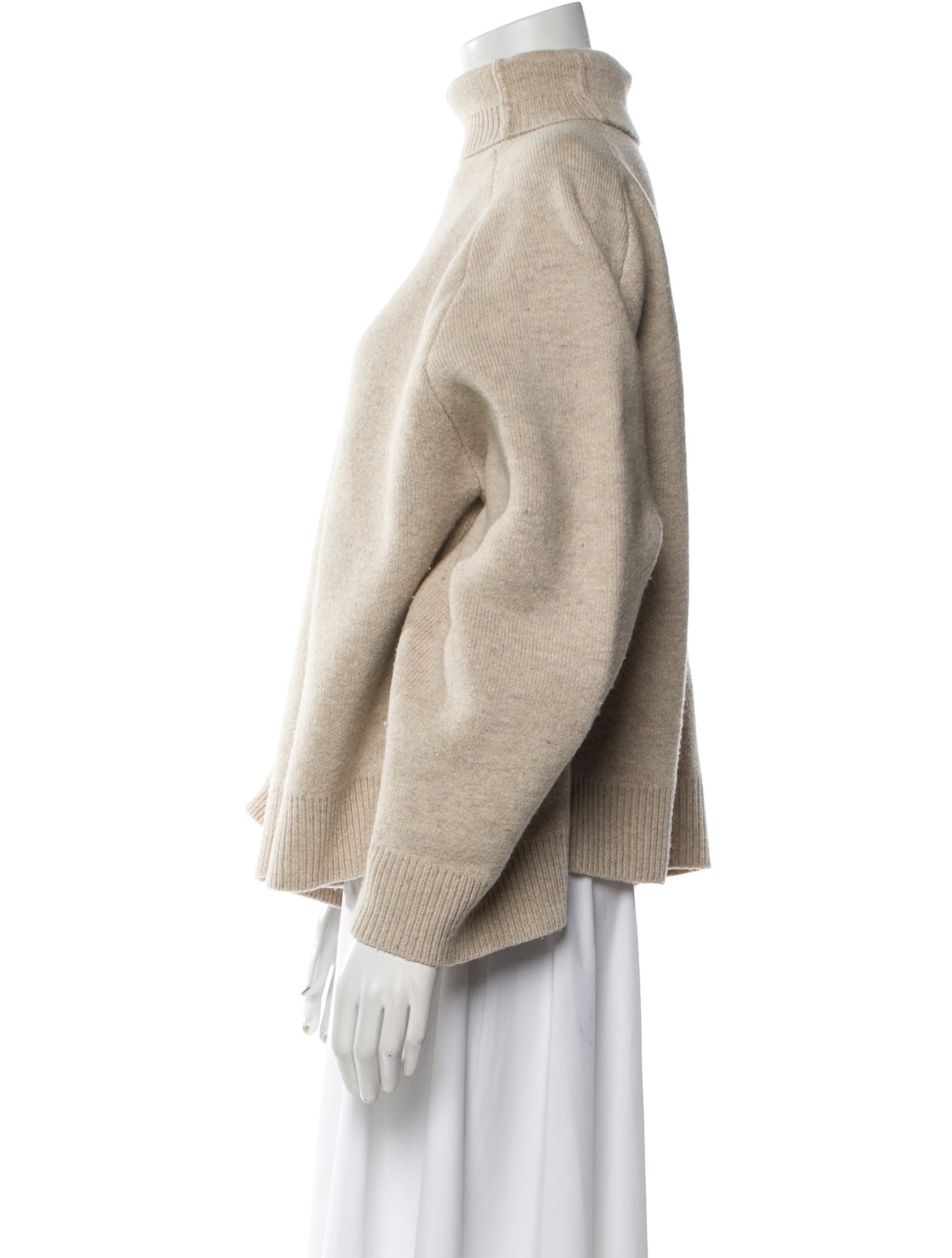 TOTEME Double-Sided Yak Knit Wool Sweater