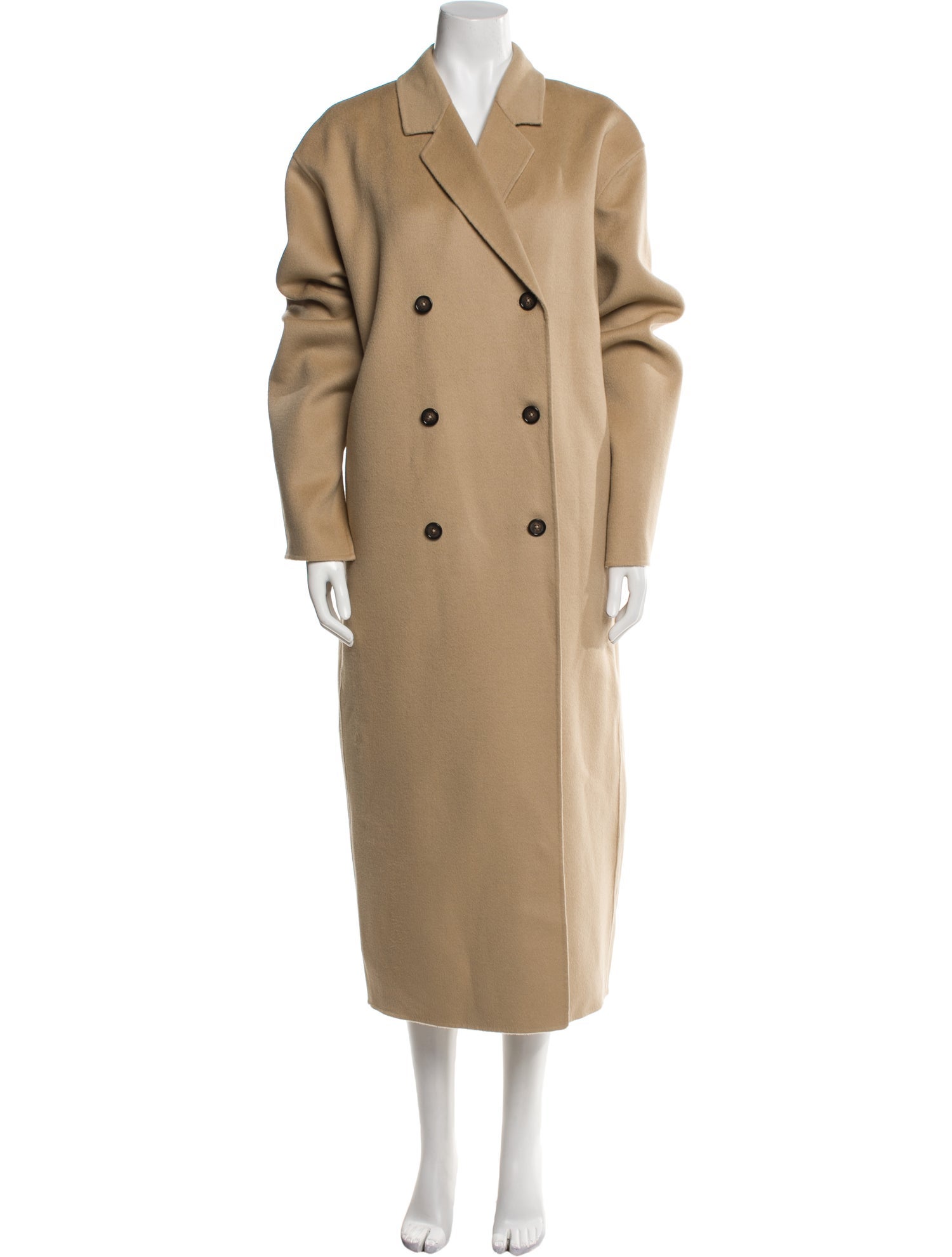 TOTEME Signature Wool Double Coat Wool Peacoat