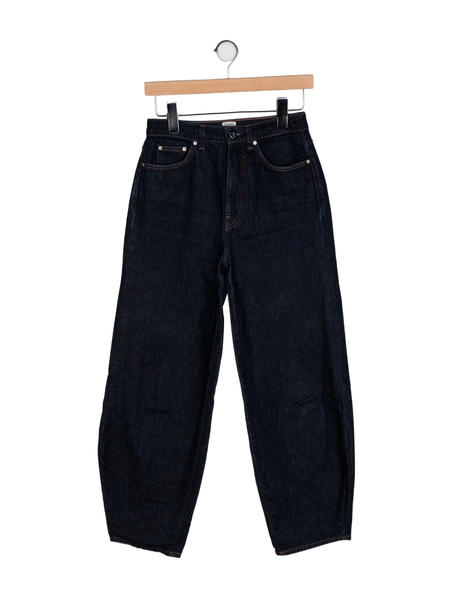 TOTEME Barrel Straight Leg Jeans
