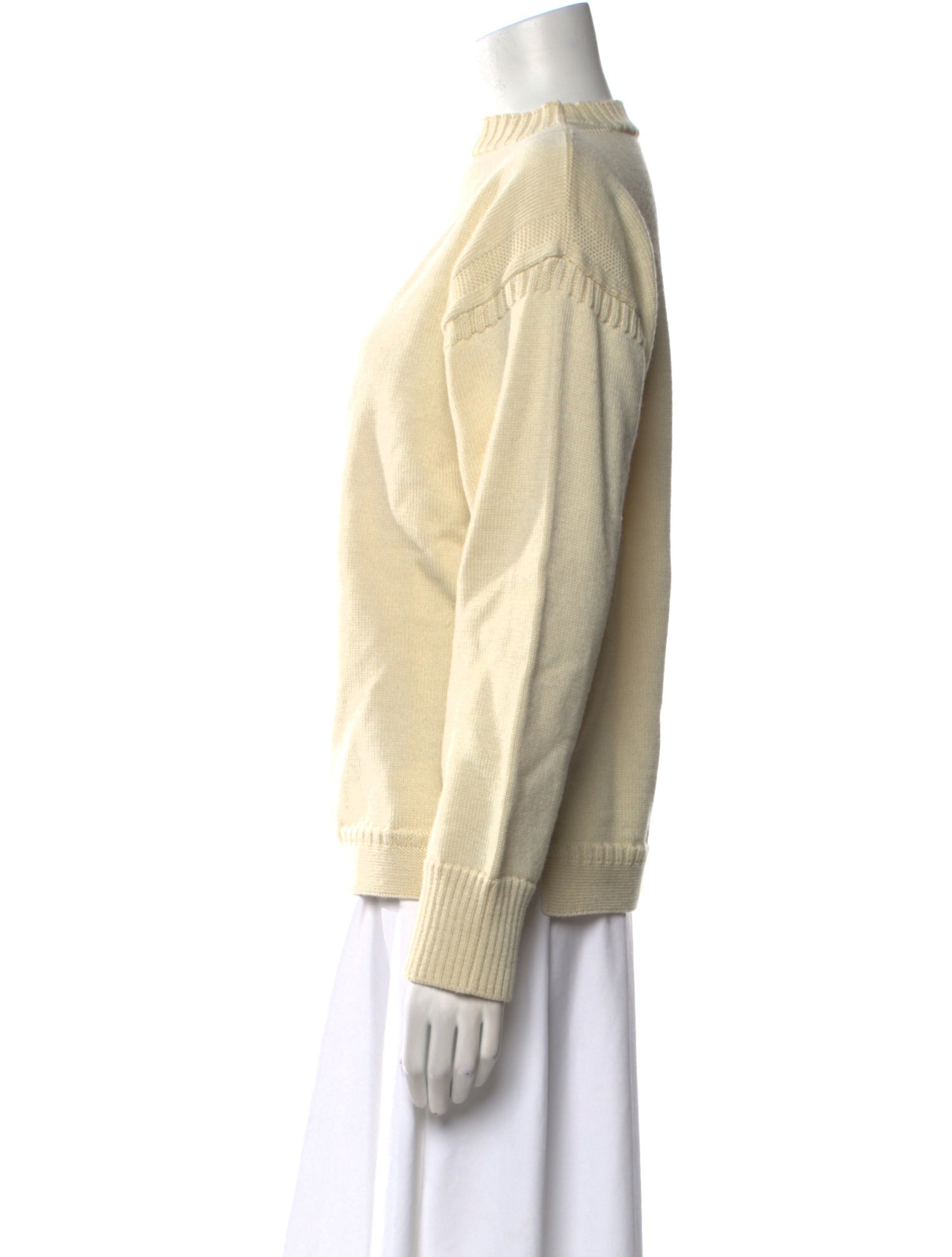 TOTEME Wool Guernsey Knit Wool Sweater