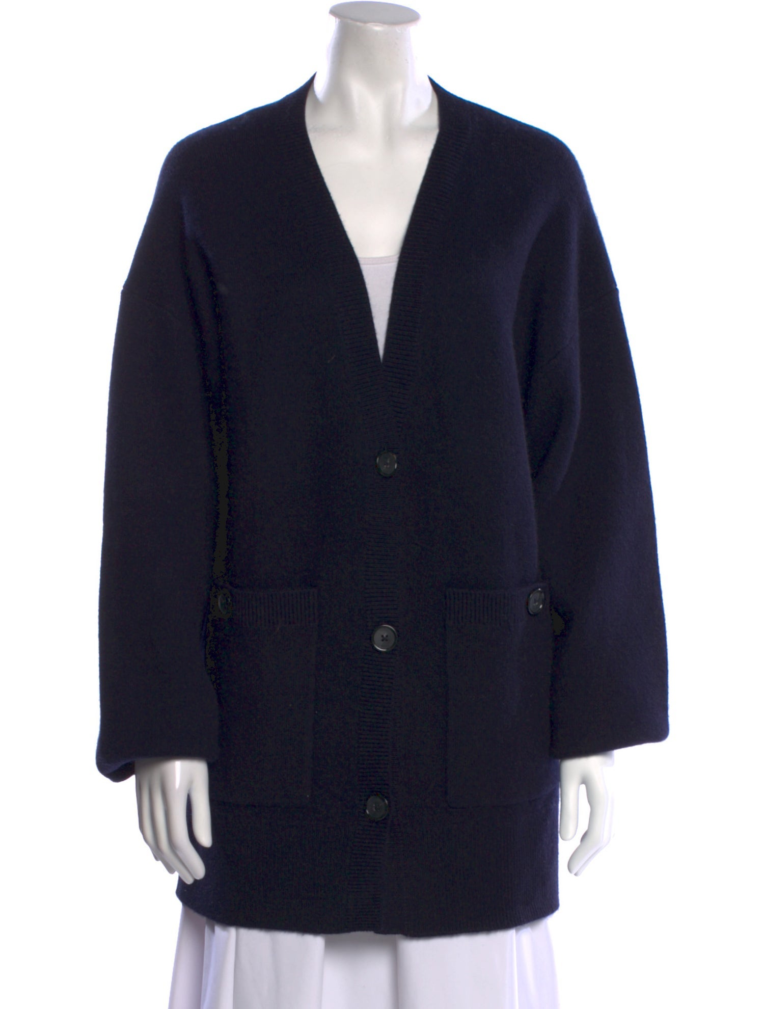 TOTEME Longline Cardigan Wool Sweater