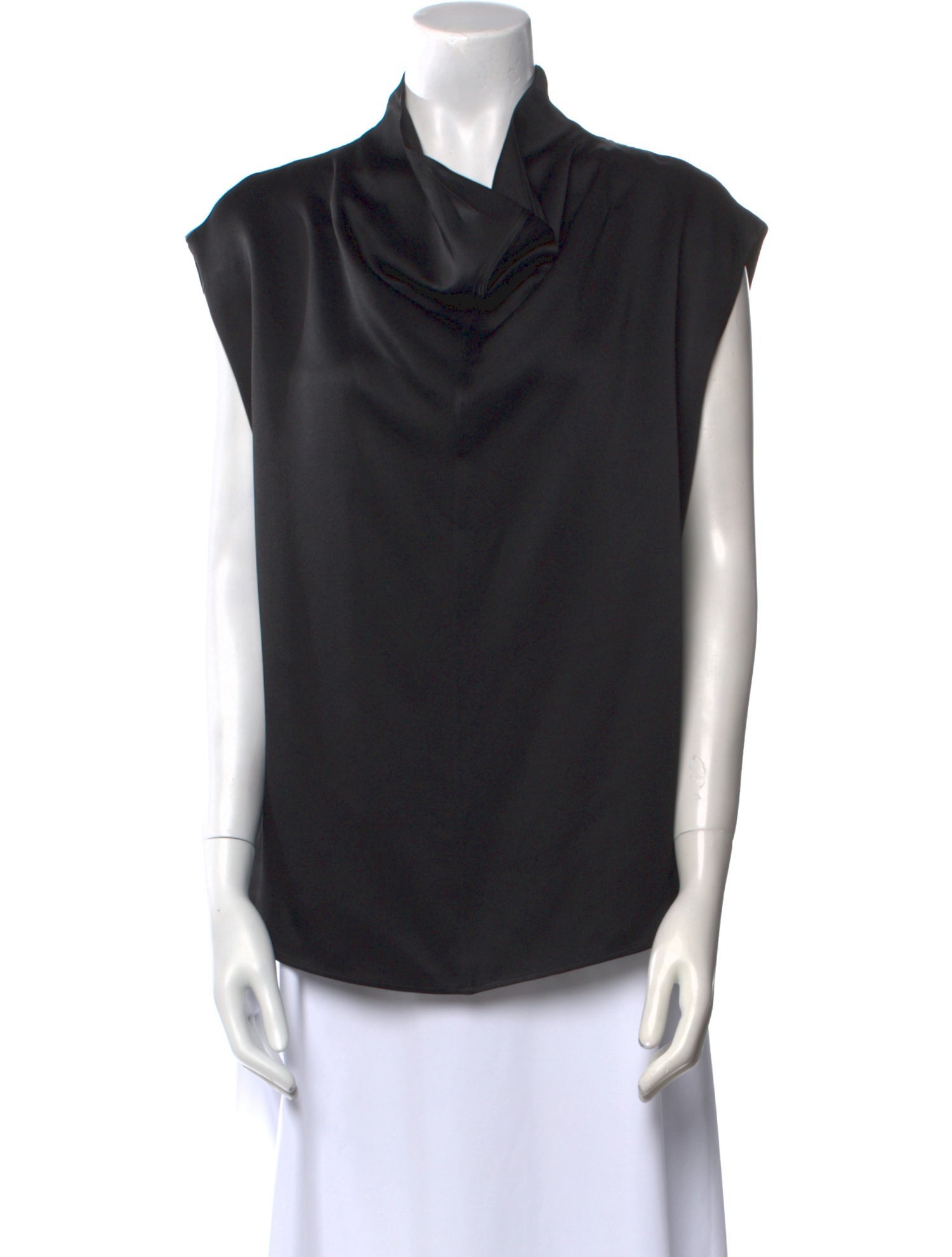 TOTEME Sleeveless Funnel-Neck Cowl Neck Top w/ Tags