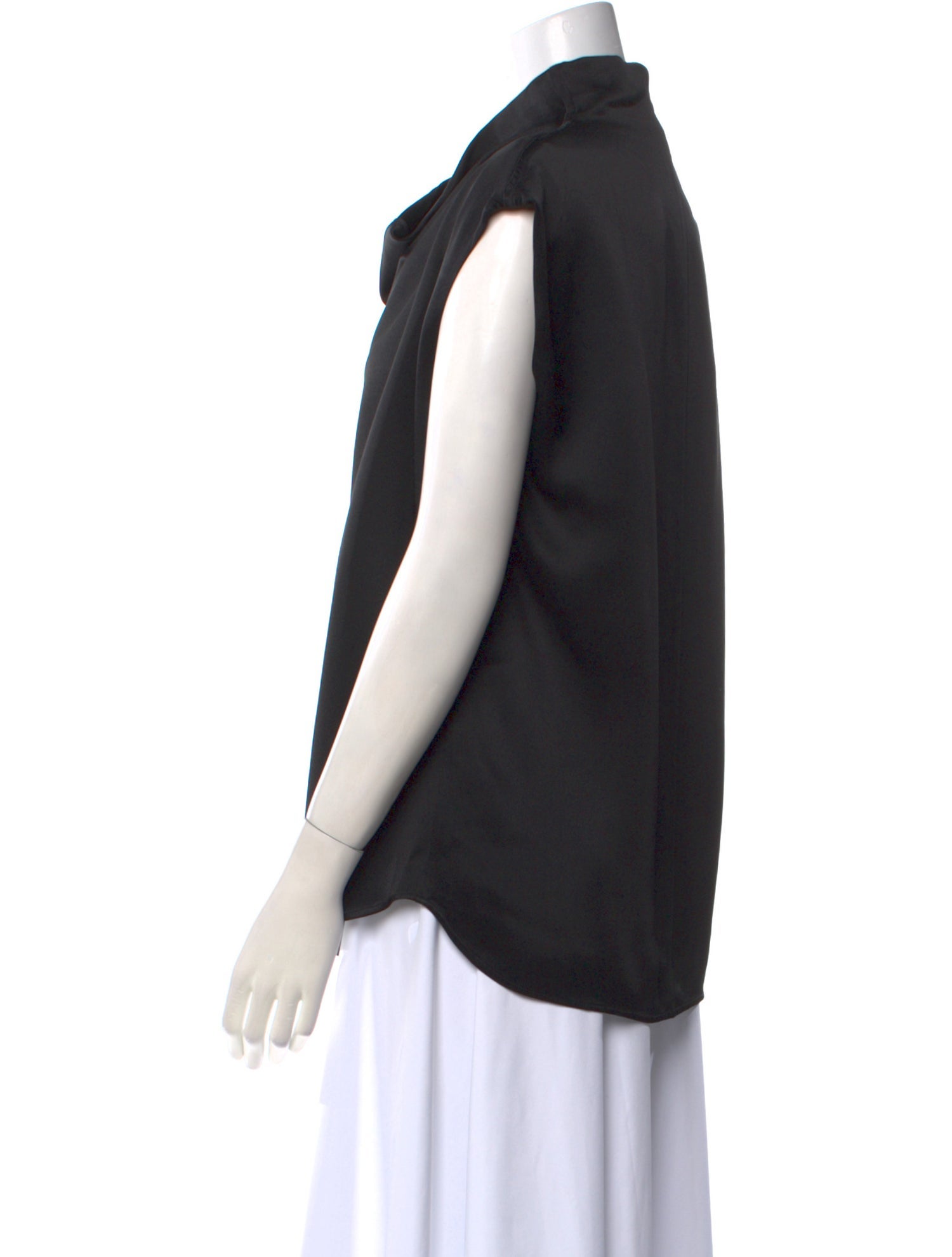 TOTEME Sleeveless Funnel-Neck Cowl Neck Top w/ Tags