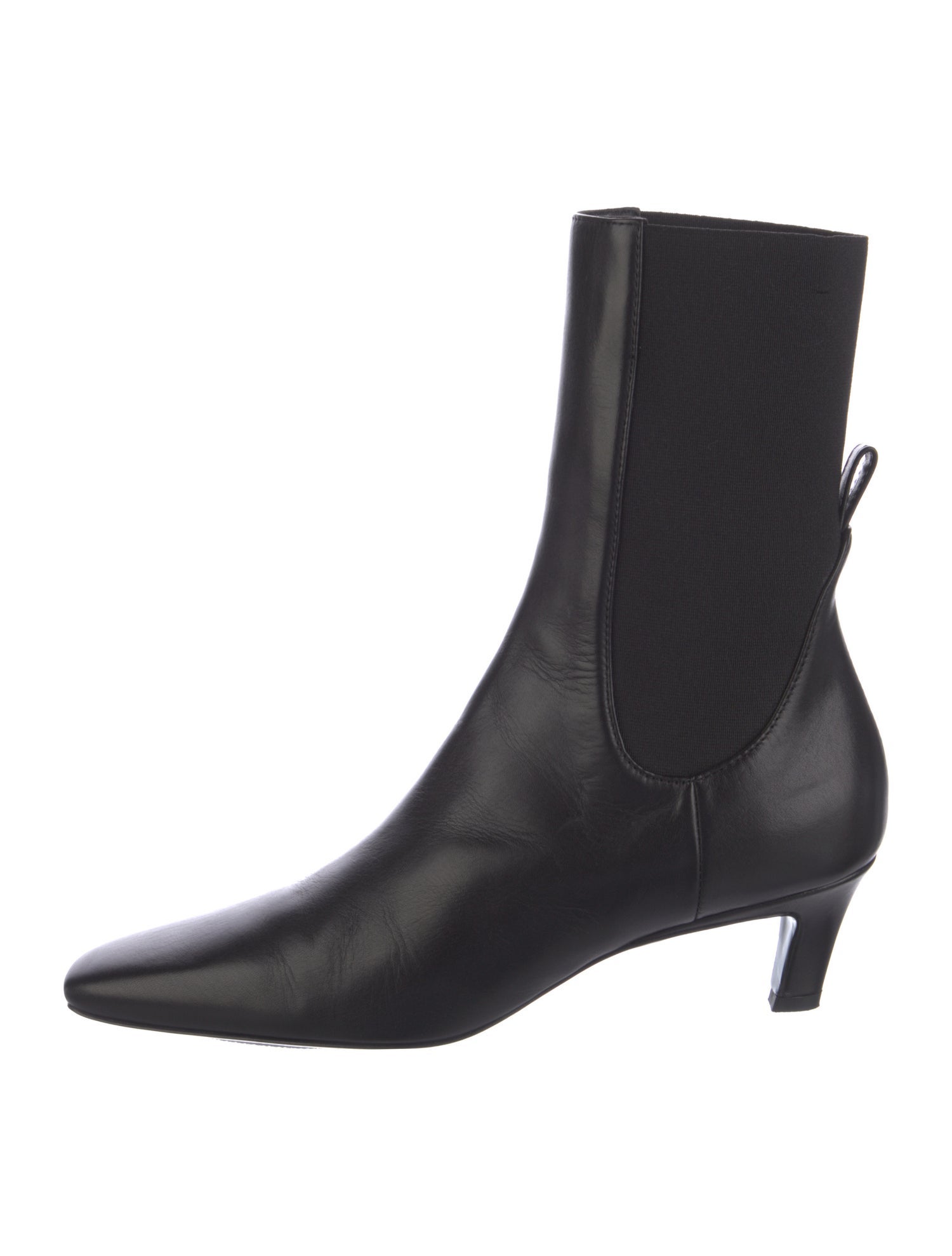 TOTEME Leather Sock Boots