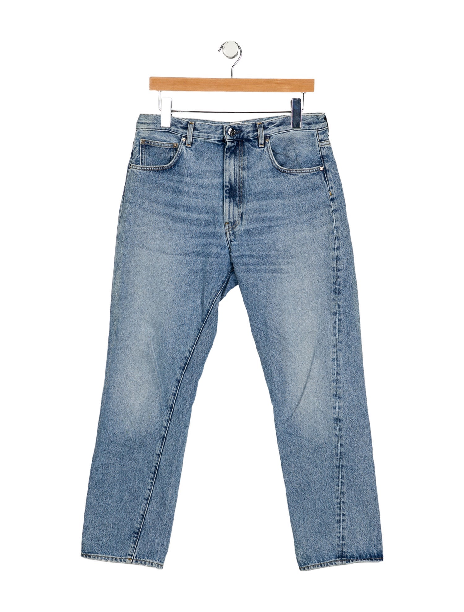 TOTEME High-Rise Straight Leg Jeans