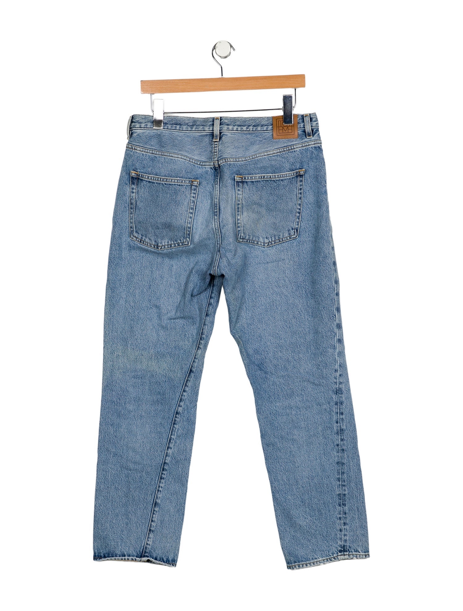 TOTEME High-Rise Straight Leg Jeans
