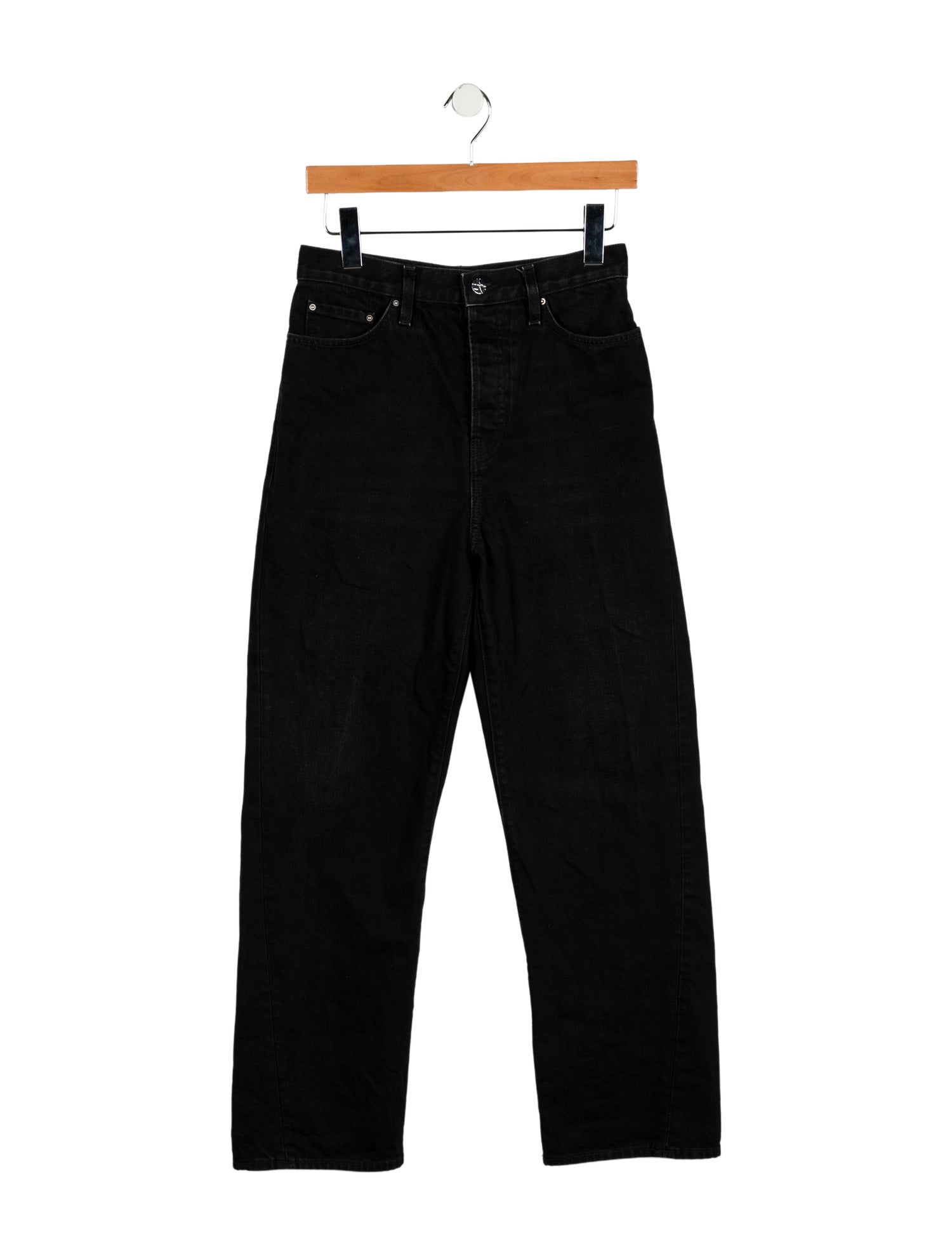 TOTEME High-Rise Straight Leg Jeans