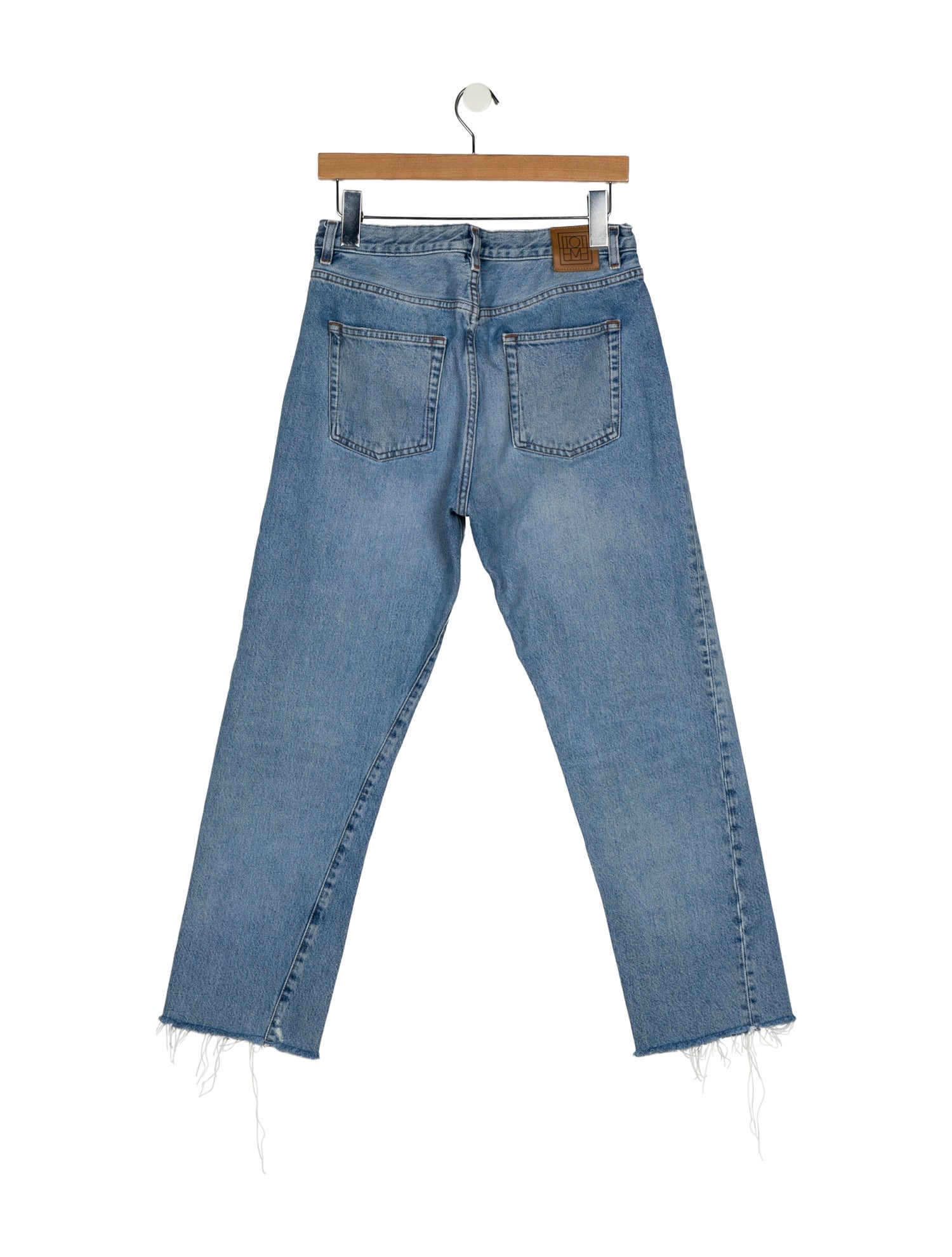 TOTEME High-Rise Straight Leg Jeans