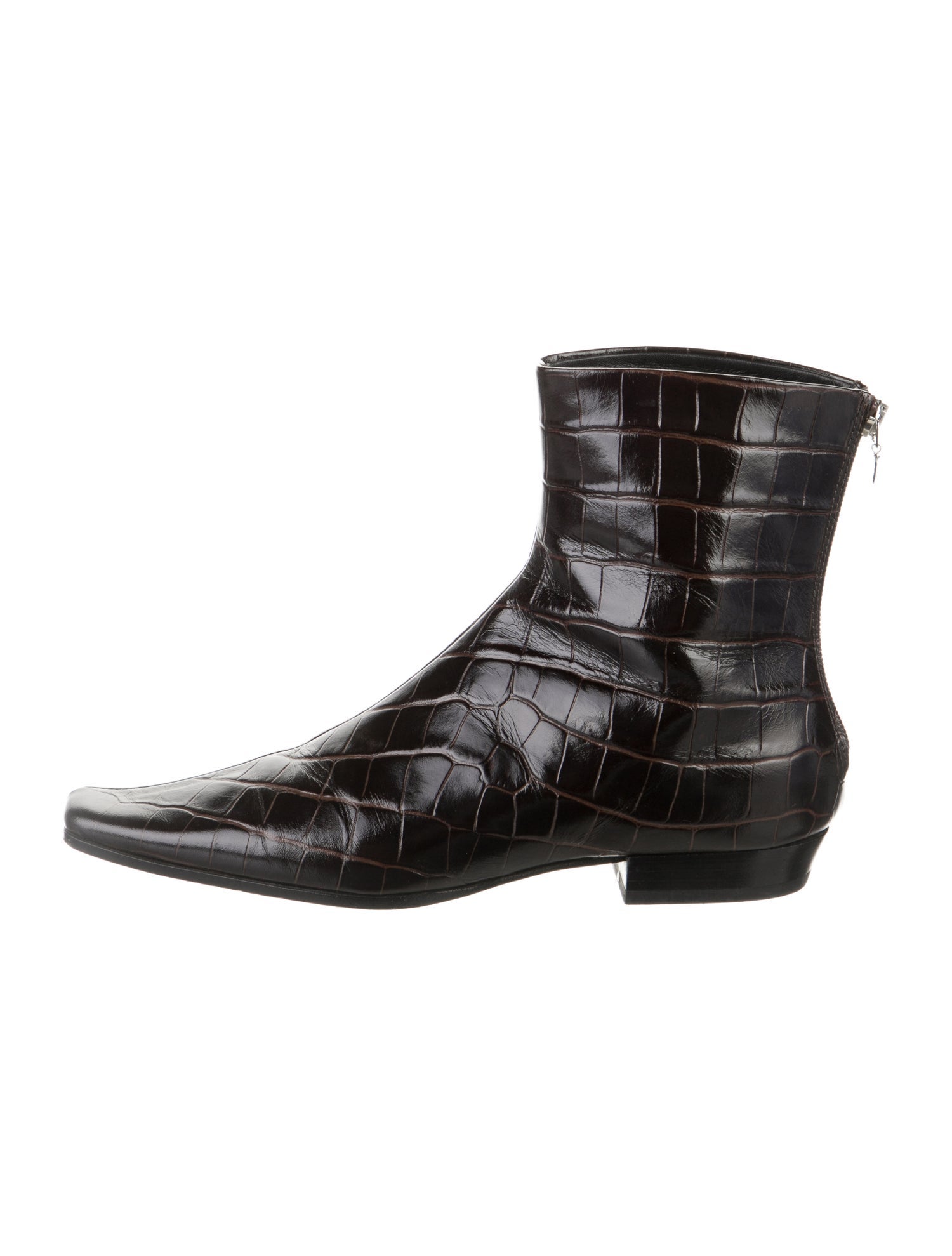TOTEME Embossed Leather Boots