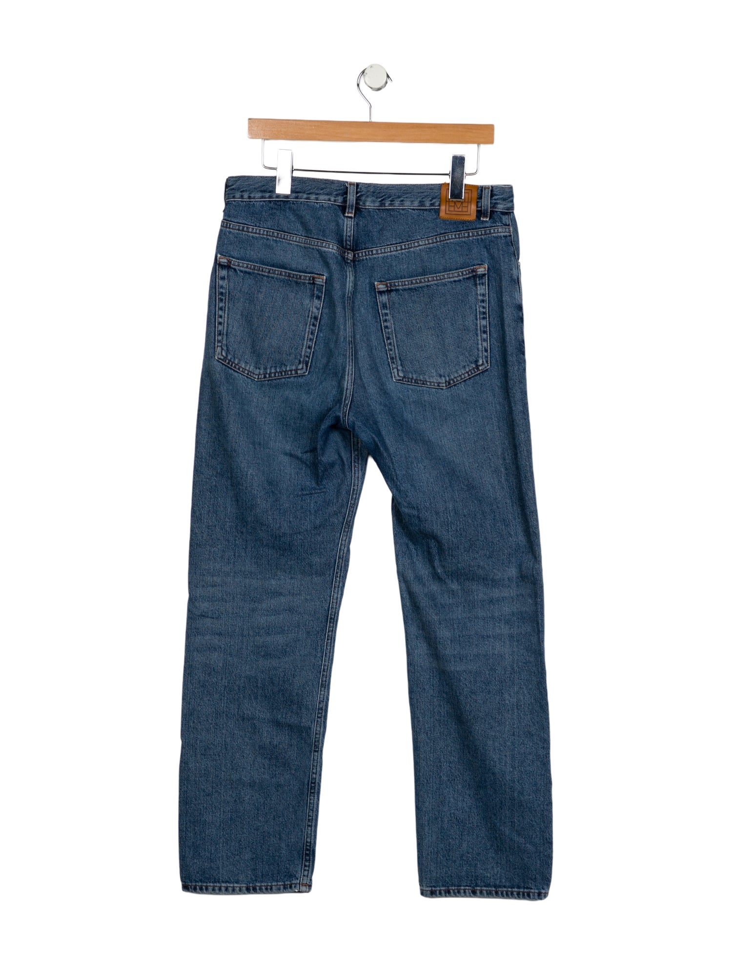 TOTEME High-Rise Straight Leg Jeans