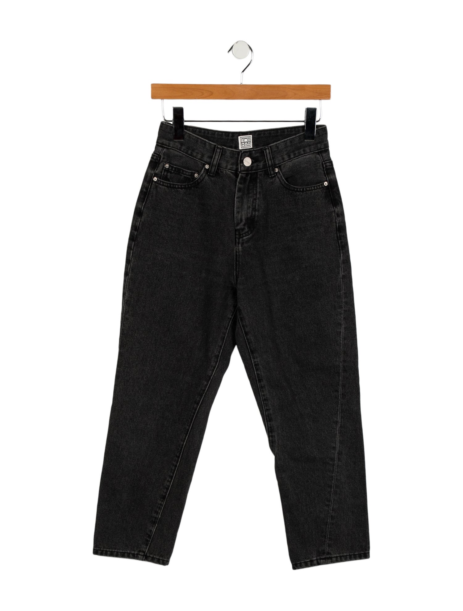 TOTEME High-Rise Straight Leg Jeans