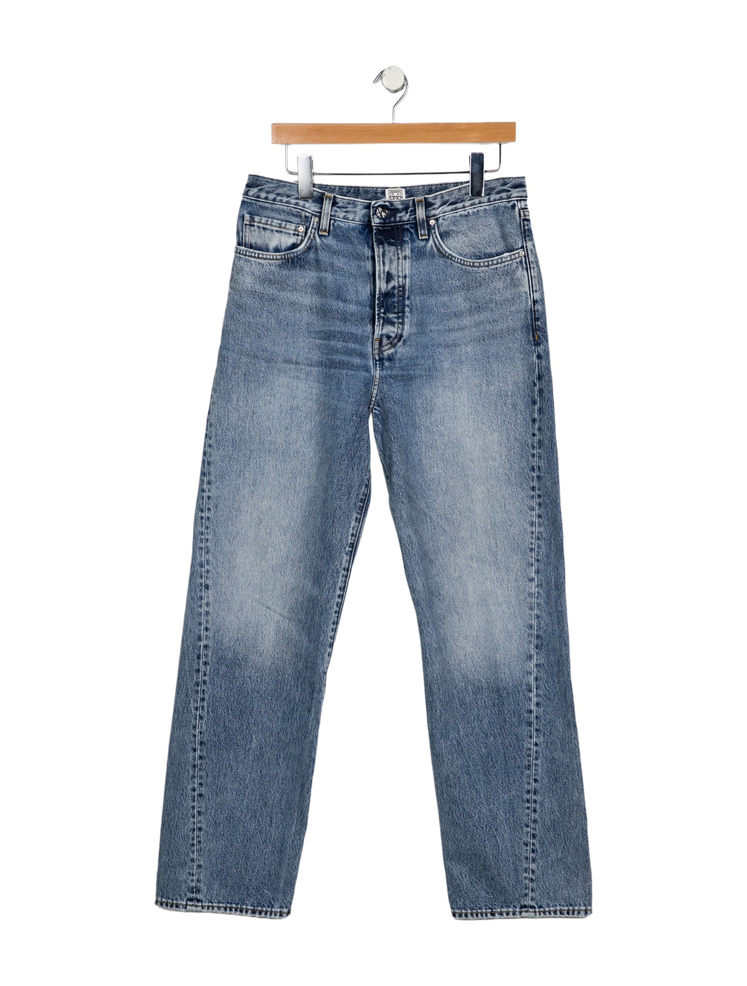 TOTEME High-Rise Straight Leg Jeans