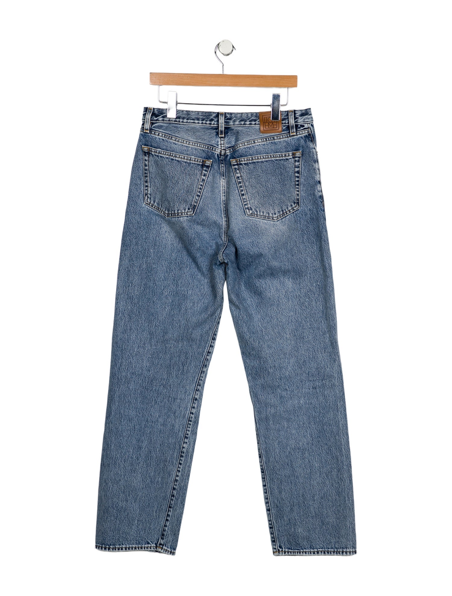 TOTEME High-Rise Straight Leg Jeans