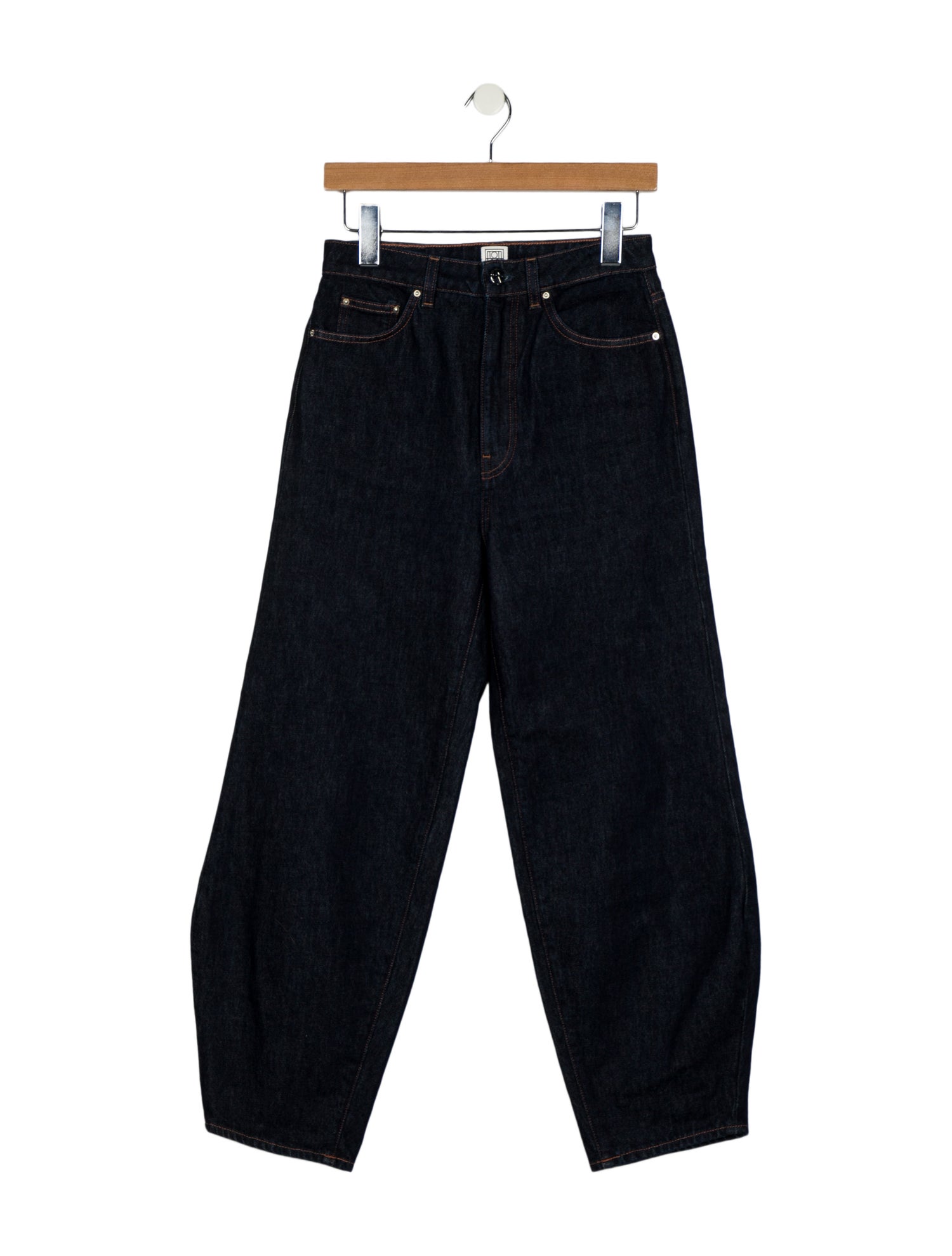 TOTEME High-Rise Straight Leg Jeans