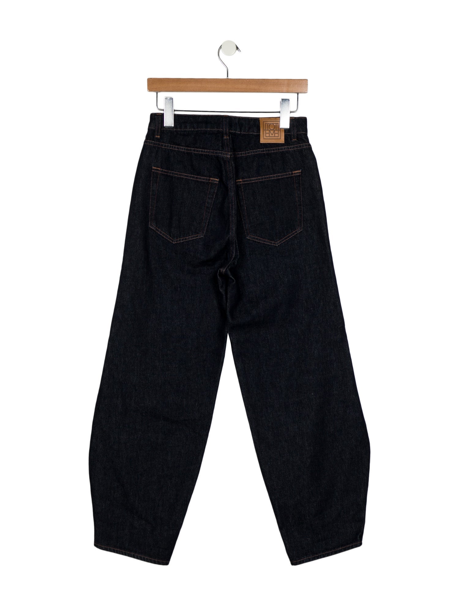 TOTEME High-Rise Straight Leg Jeans