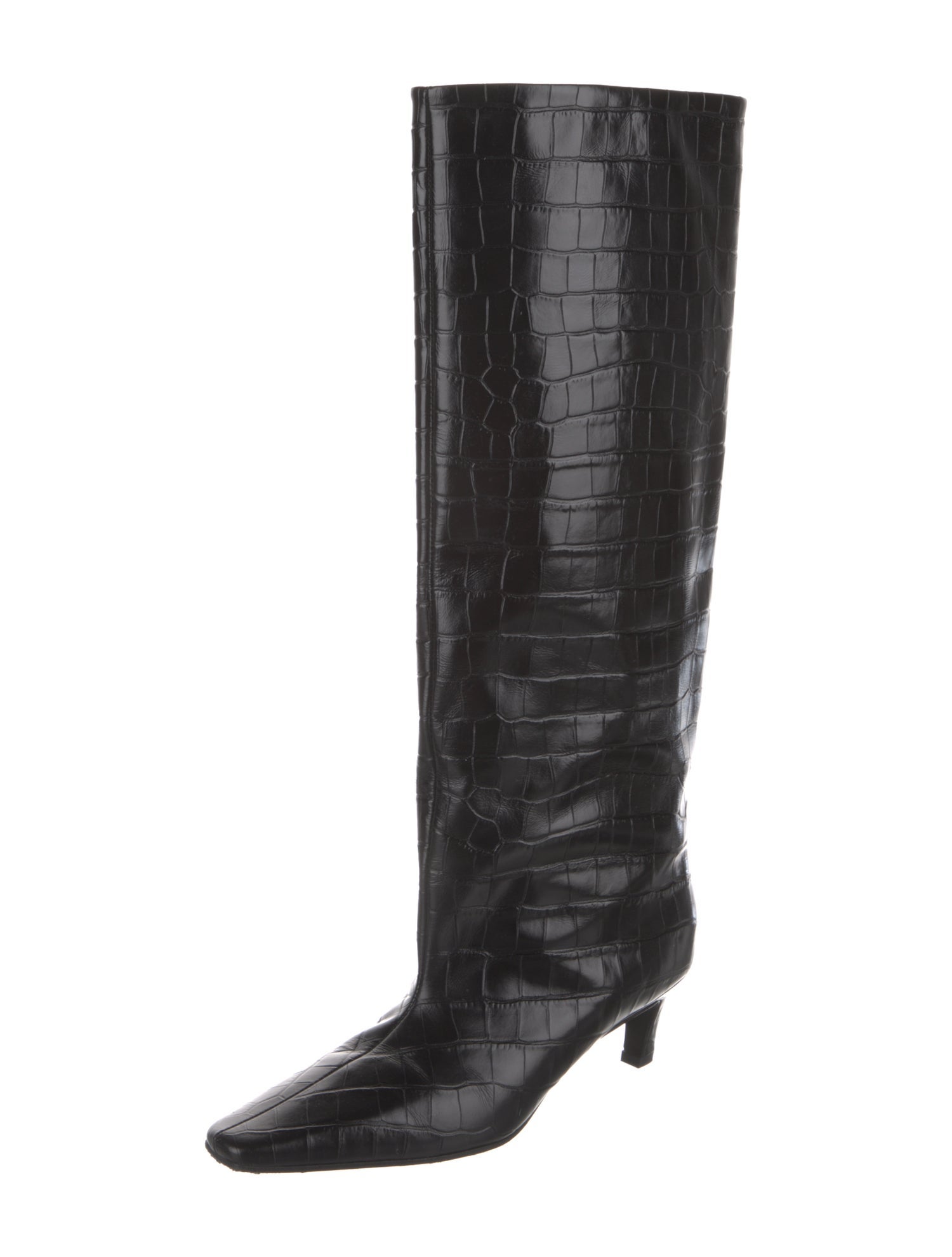 TOTEME Embossed Leather Boots