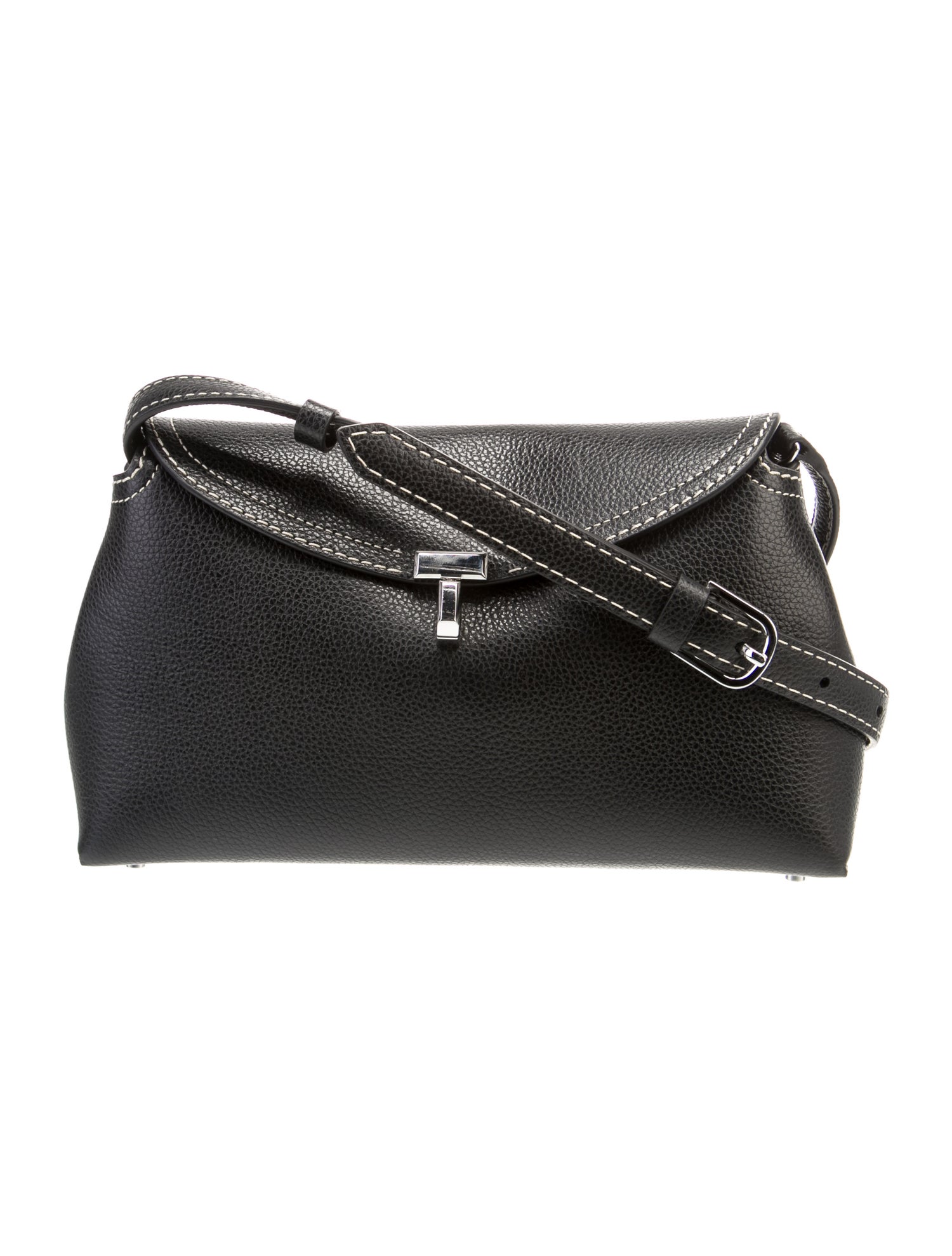 T-Lock Woven Leather Clutch main image 0