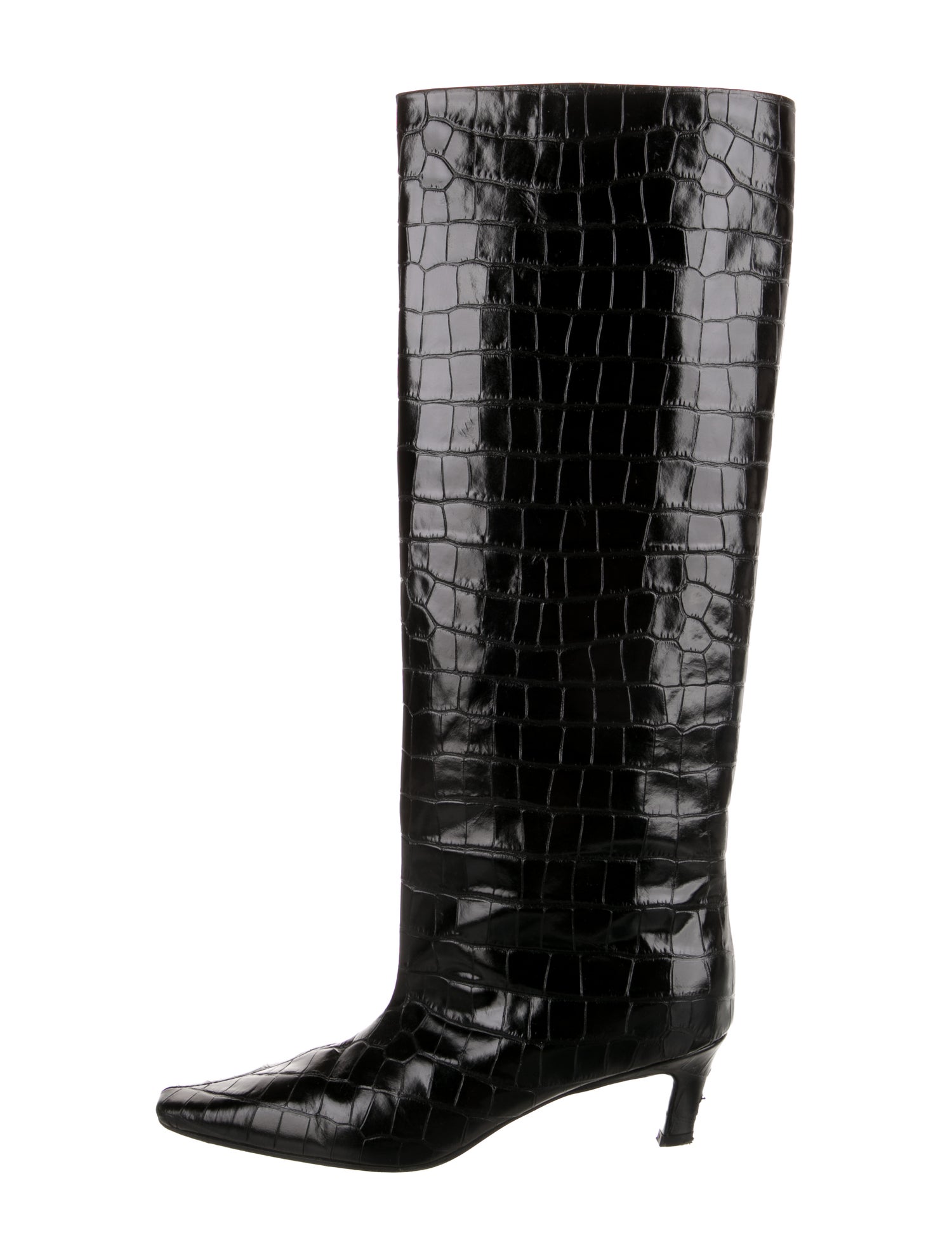 TOTEME Embossed Leather Boots
